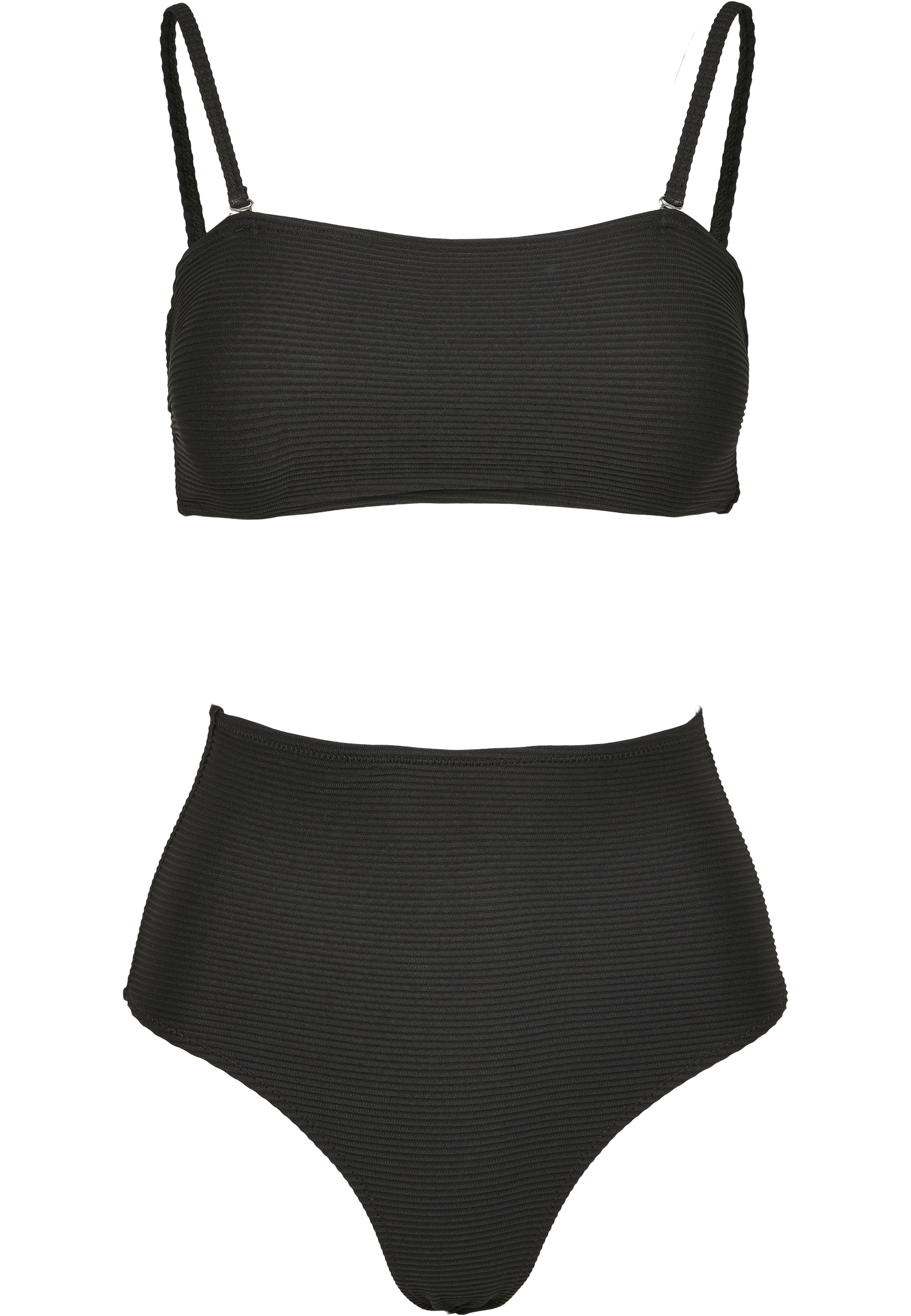 Ladies High Waist Bandeau Bikini - related product back image 9