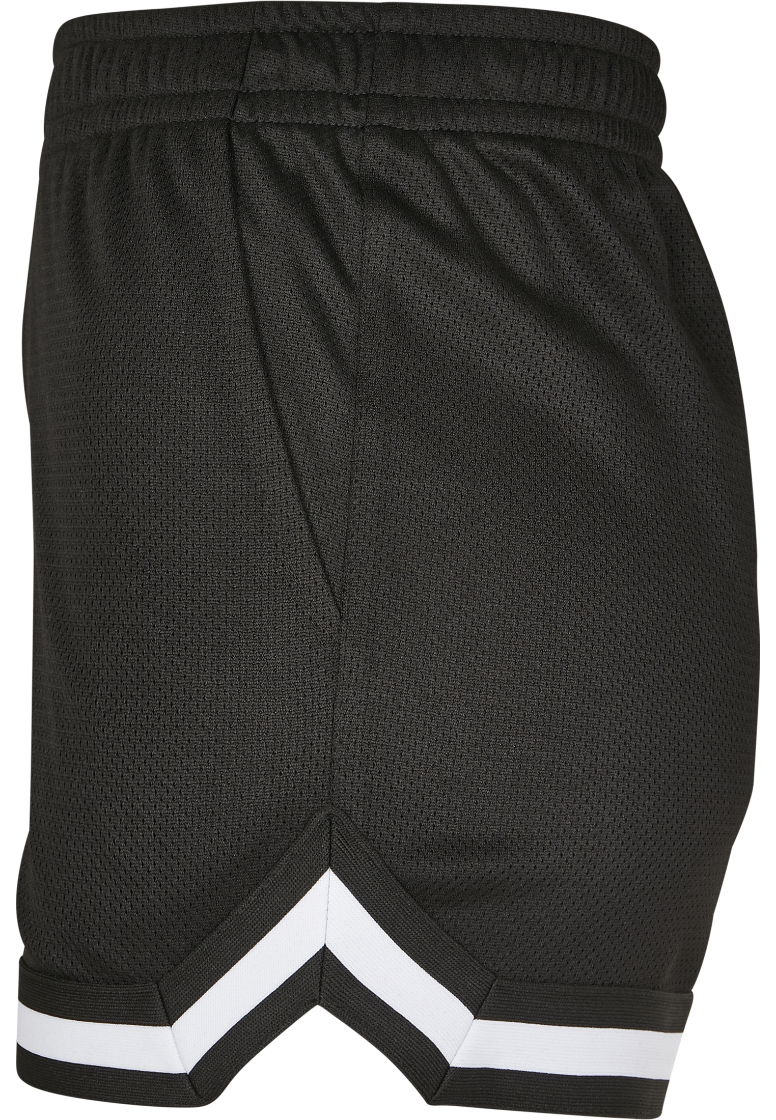 Ladies Stripes Mesh Hot Pants - related product back image 3