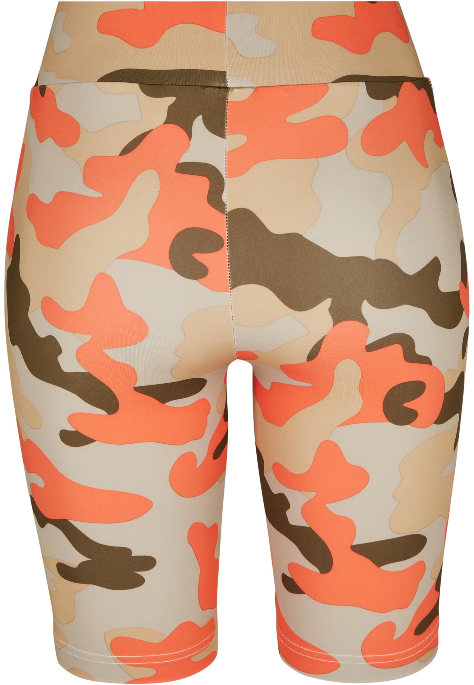 Ladies High Waist Camo Tech Cycle Shorts - related product back image 1
