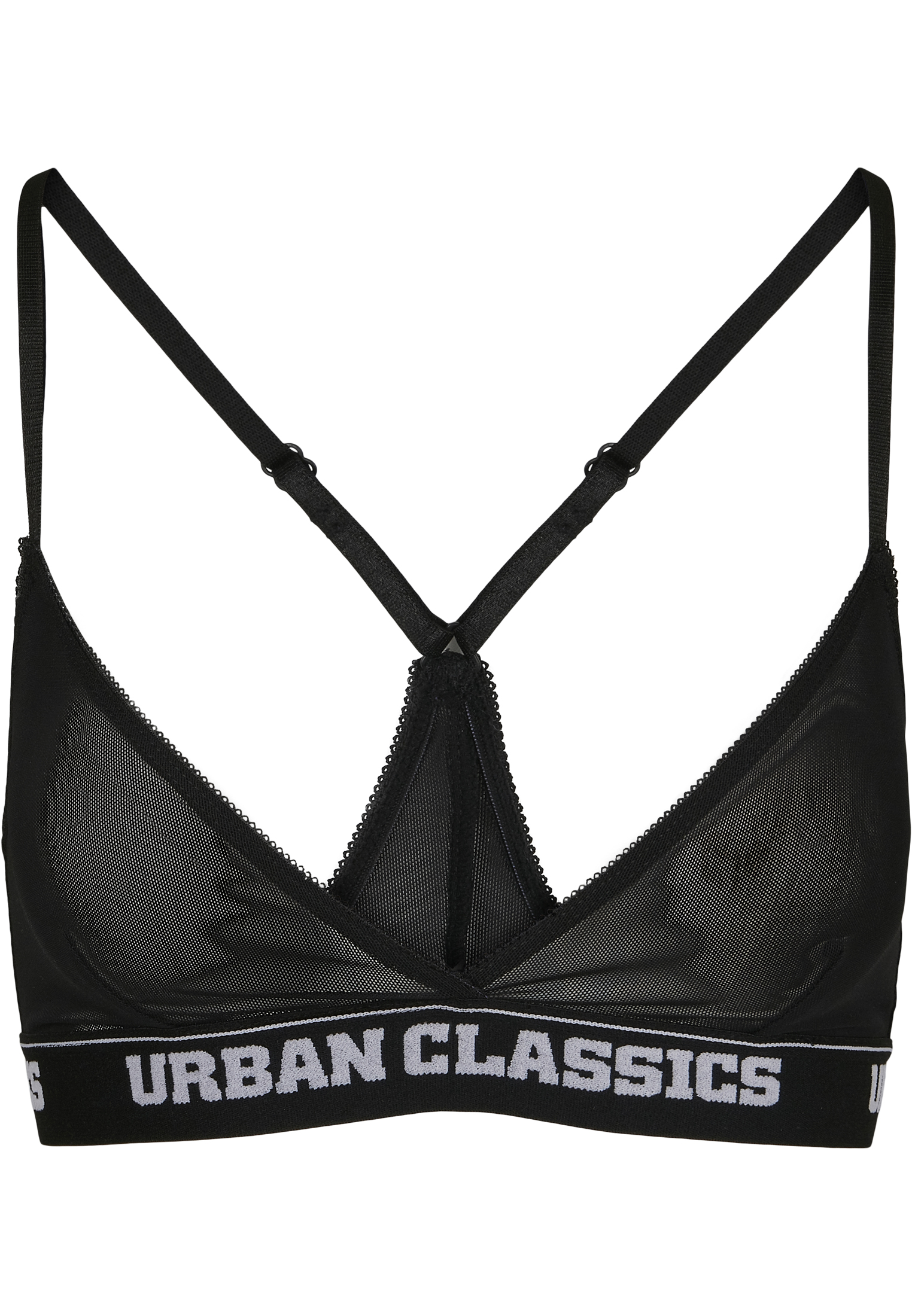 Ladies Triangle Tech Mesh Logo Bra - related product back image 7