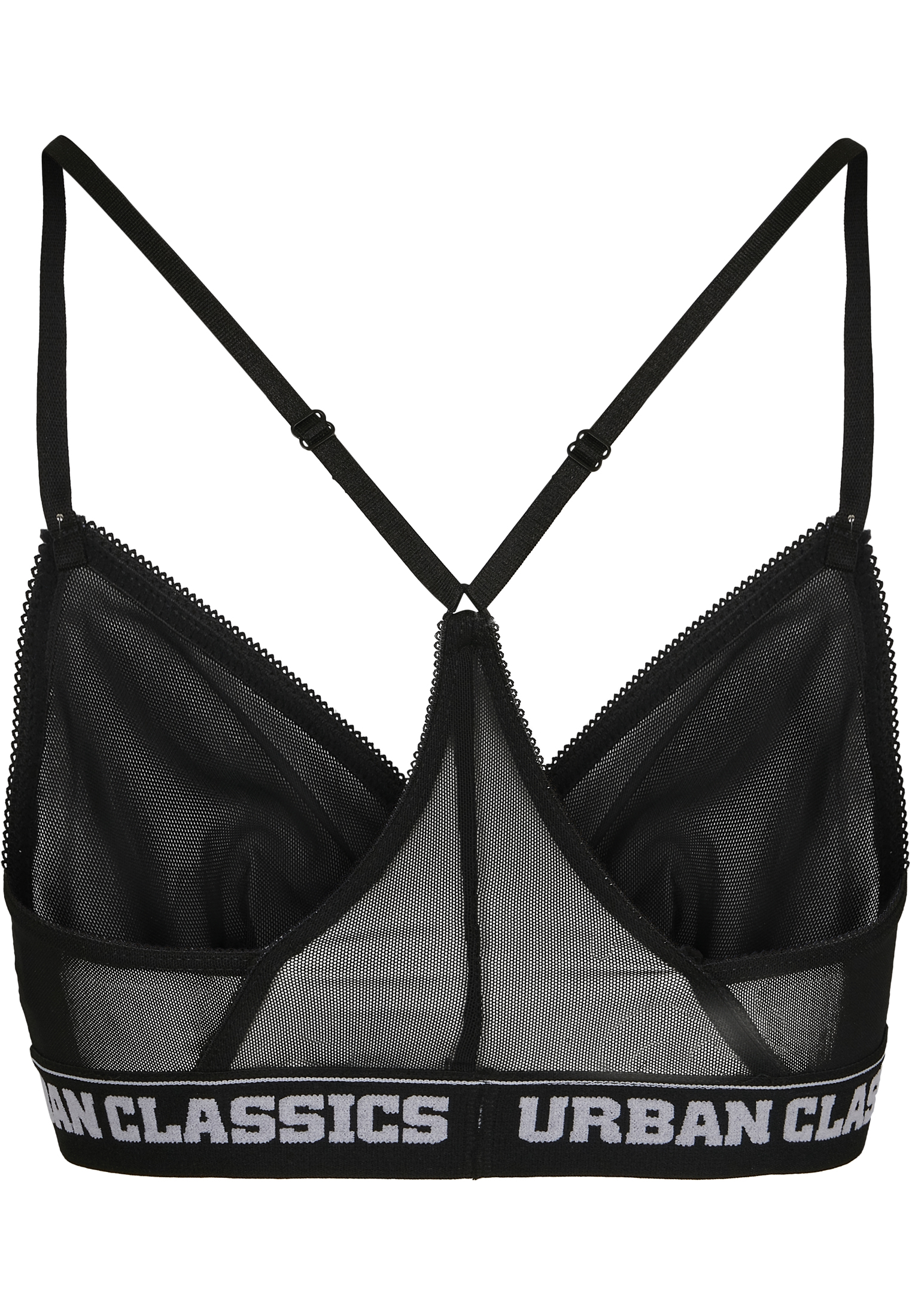 Ladies Triangle Tech Mesh Logo Bra - related product back image 7