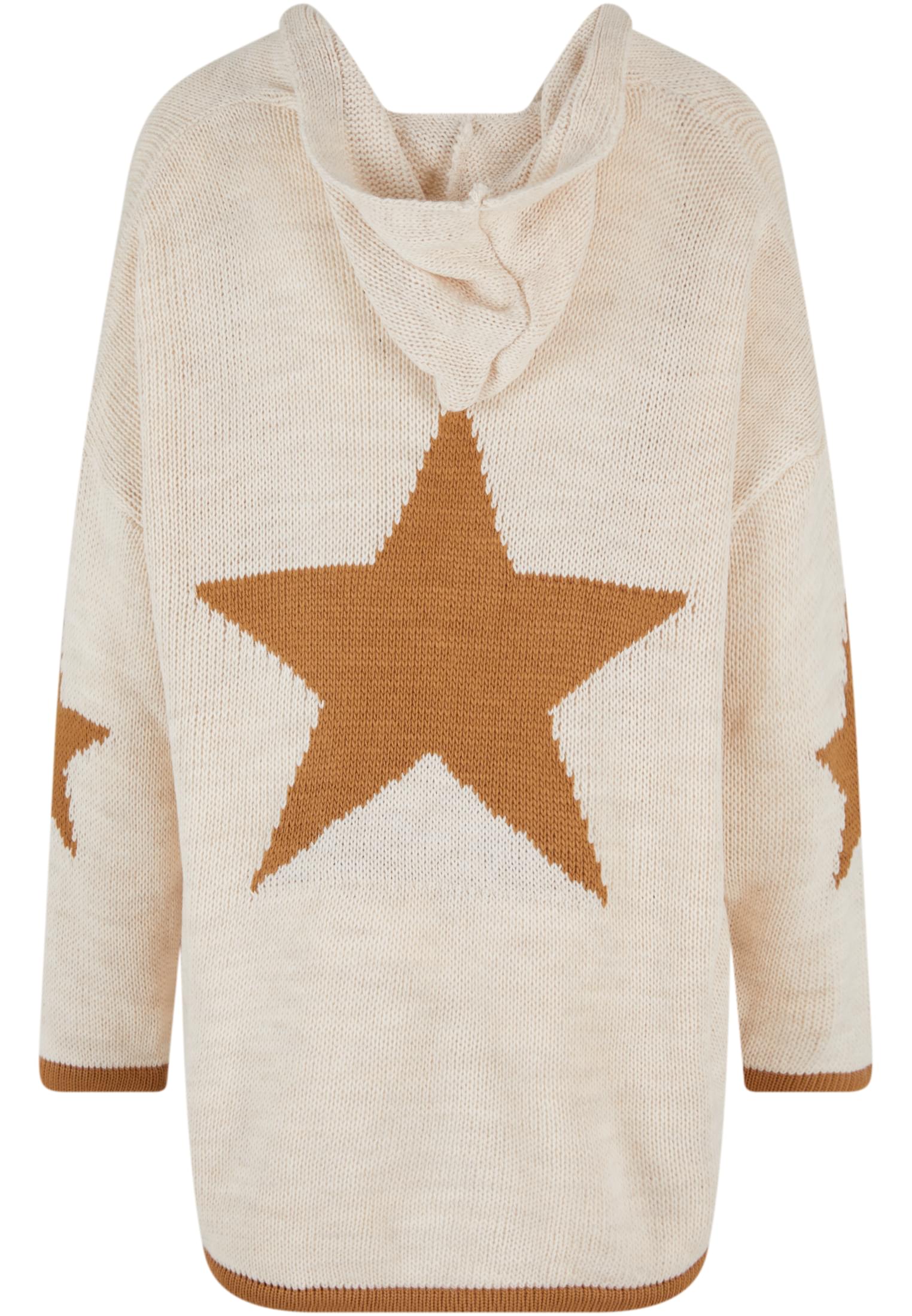Cloud5ive Damen Oversized Hoodie mit Stern Print hinten beige L - variant image 6