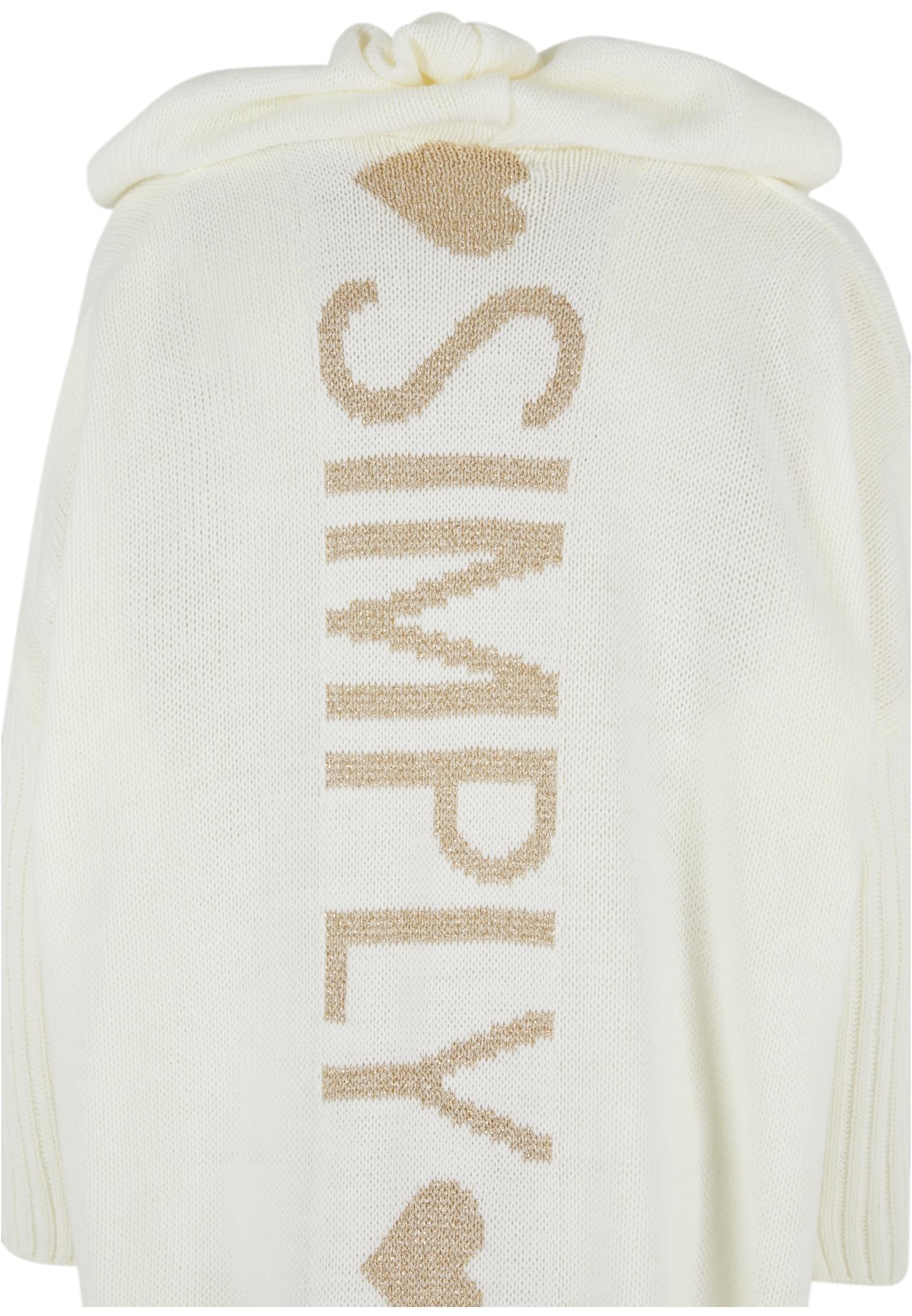 Cloud5ive Damen Strickjacke Cardigan mit Simply Love Live Print white L - variant image 7