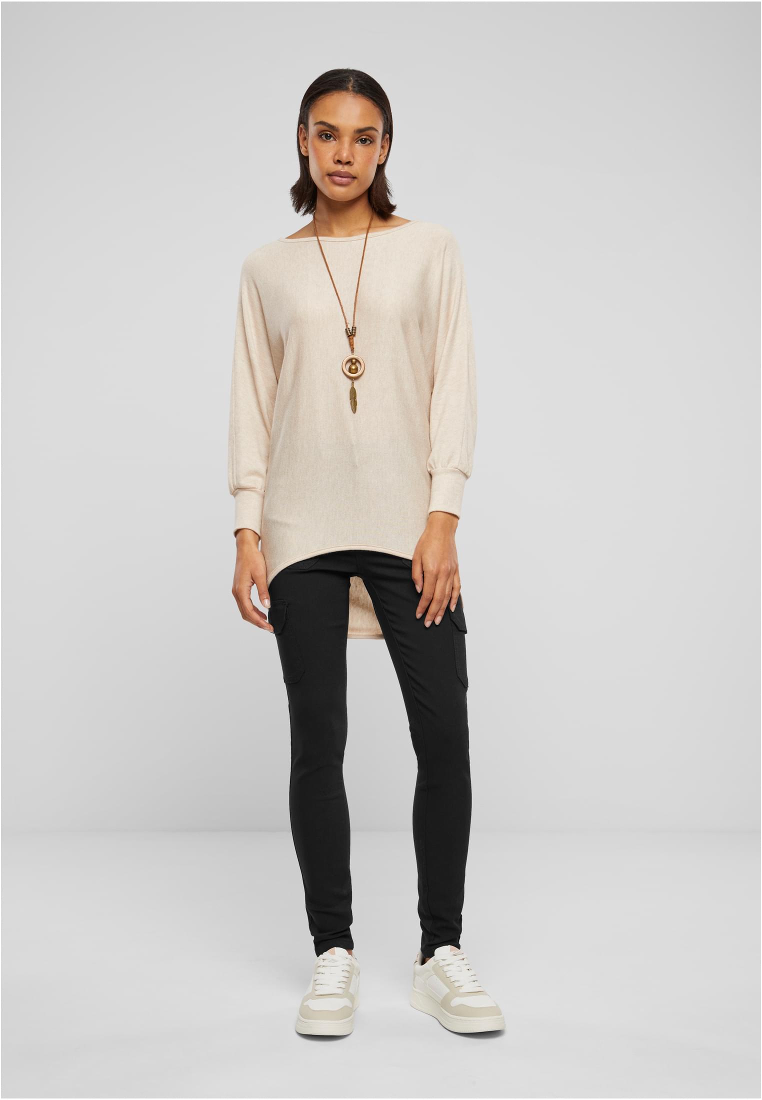 Cloud5ive Damen Shirt mit Fledermausärmeln inkl. Kette - related product back image 2