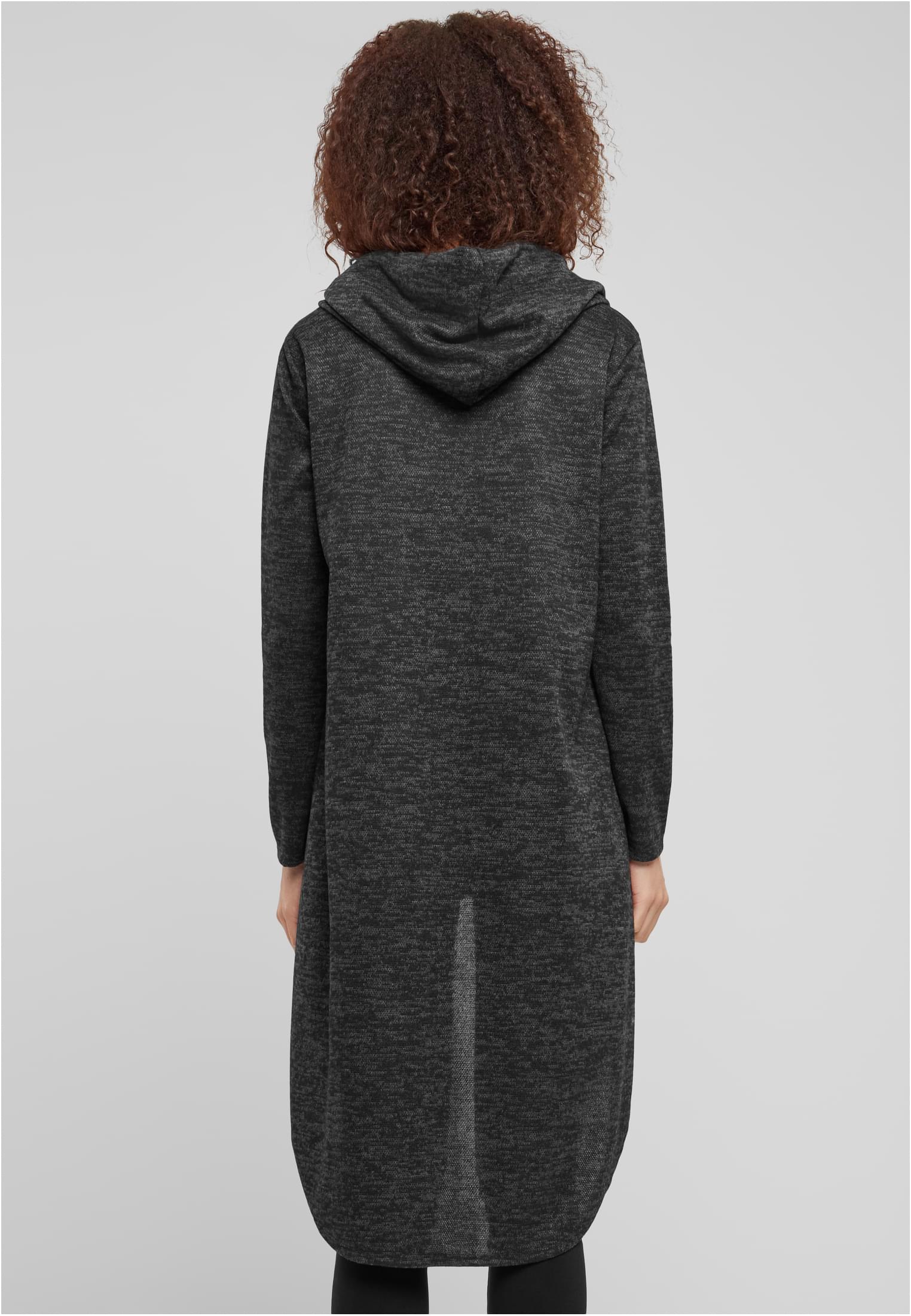 Cloud5ive Damen Kleid Turtle-Neck Hoodie Kleid Kapuze dark grey L - variant image 2