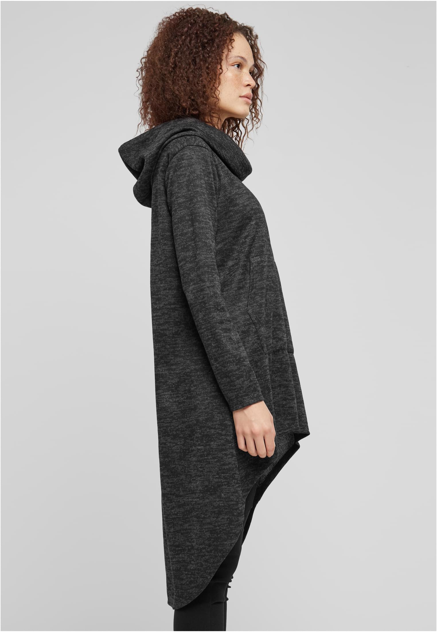 Cloud5ive Damen Kleid Turtle-Neck Hoodie Kleid Kapuze dark grey L - variant image 3