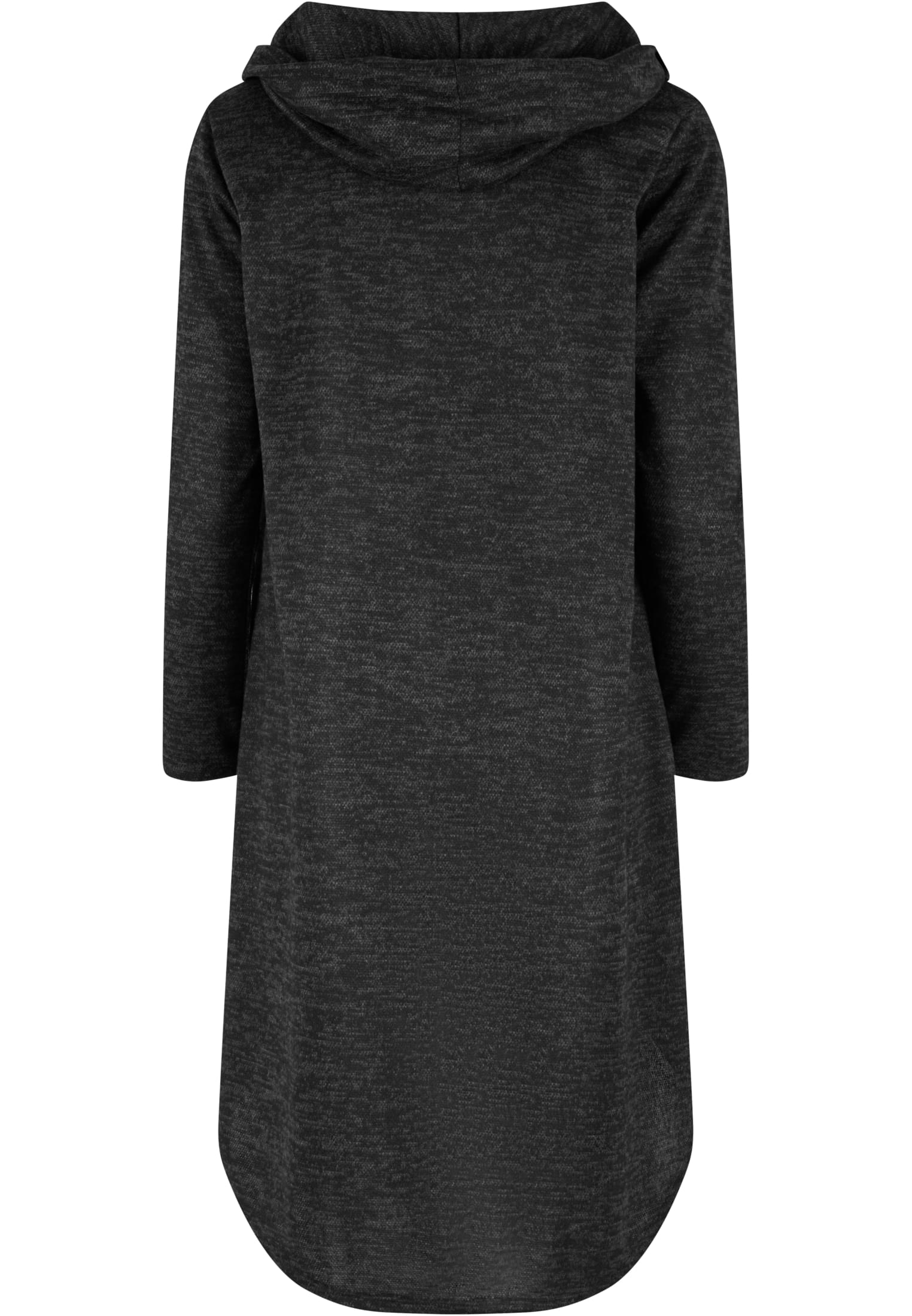 Cloud5ive Damen Kleid Turtle-Neck Hoodie Kleid Kapuze dark grey L - variant image 6
