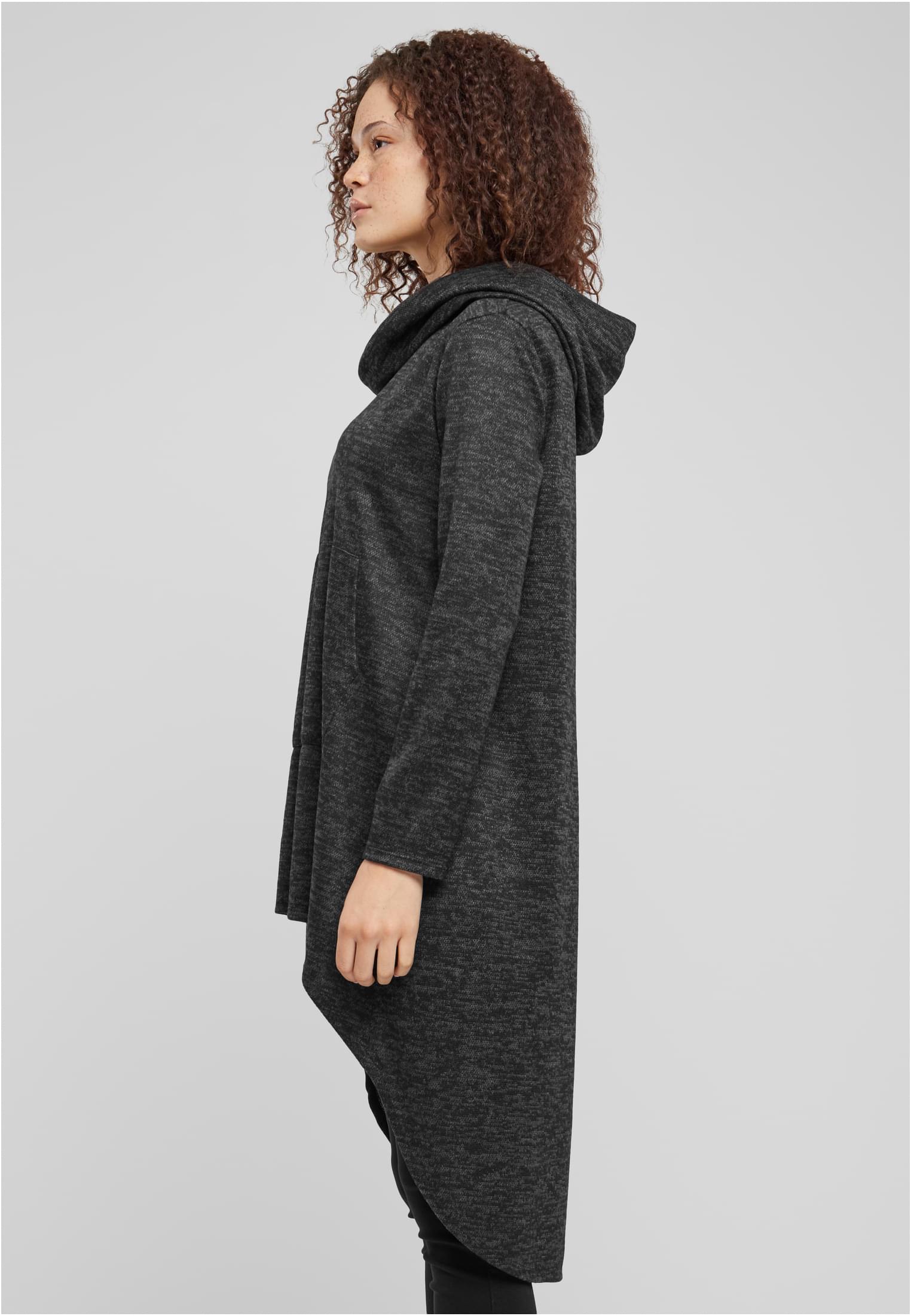 Cloud5ive Damen Kleid Turtle-Neck Hoodie Kleid Kapuze - related product back image 1