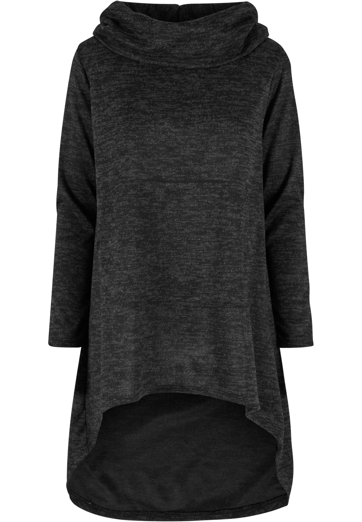 Cloud5ive Damen Kleid Turtle-Neck Hoodie Kleid Kapuze - related product back image 1