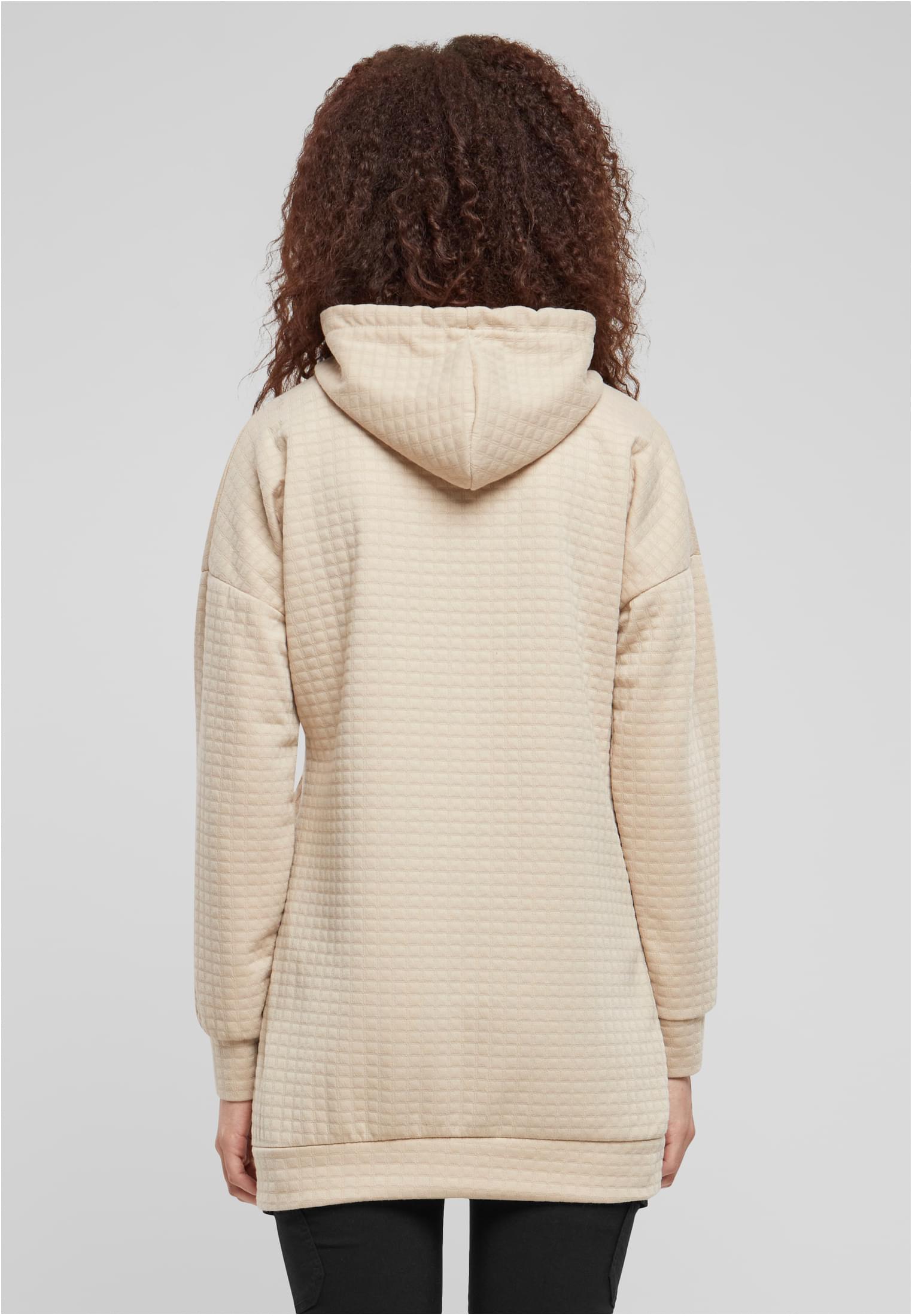 Cloud5ive Damen Hoodie mit Diamond Strukturmuster und Kängurutasche - related product back image 3