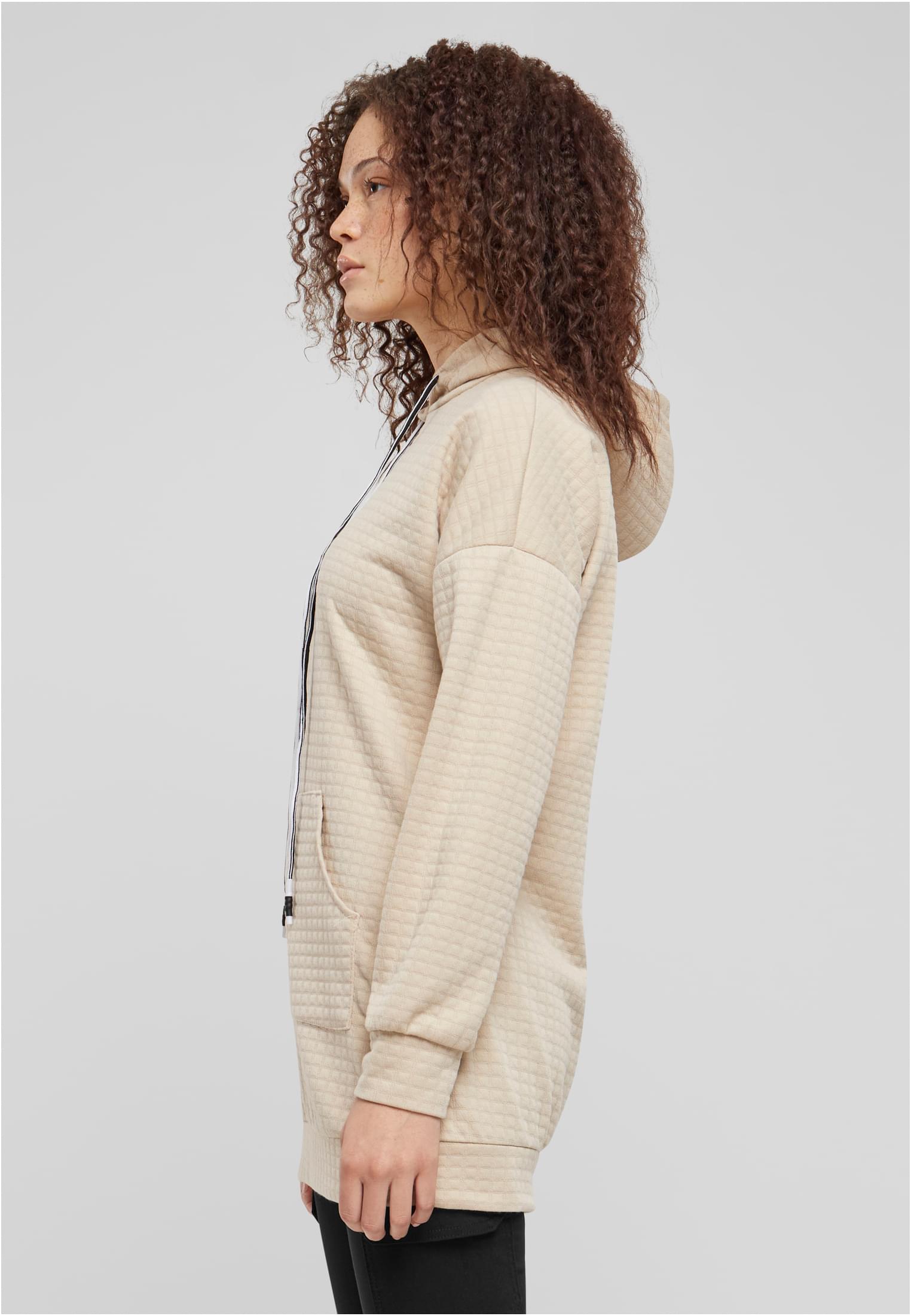 Cloud5ive Damen Hoodie mit Diamond Strukturmuster und Kängurutasche - related product back image 3