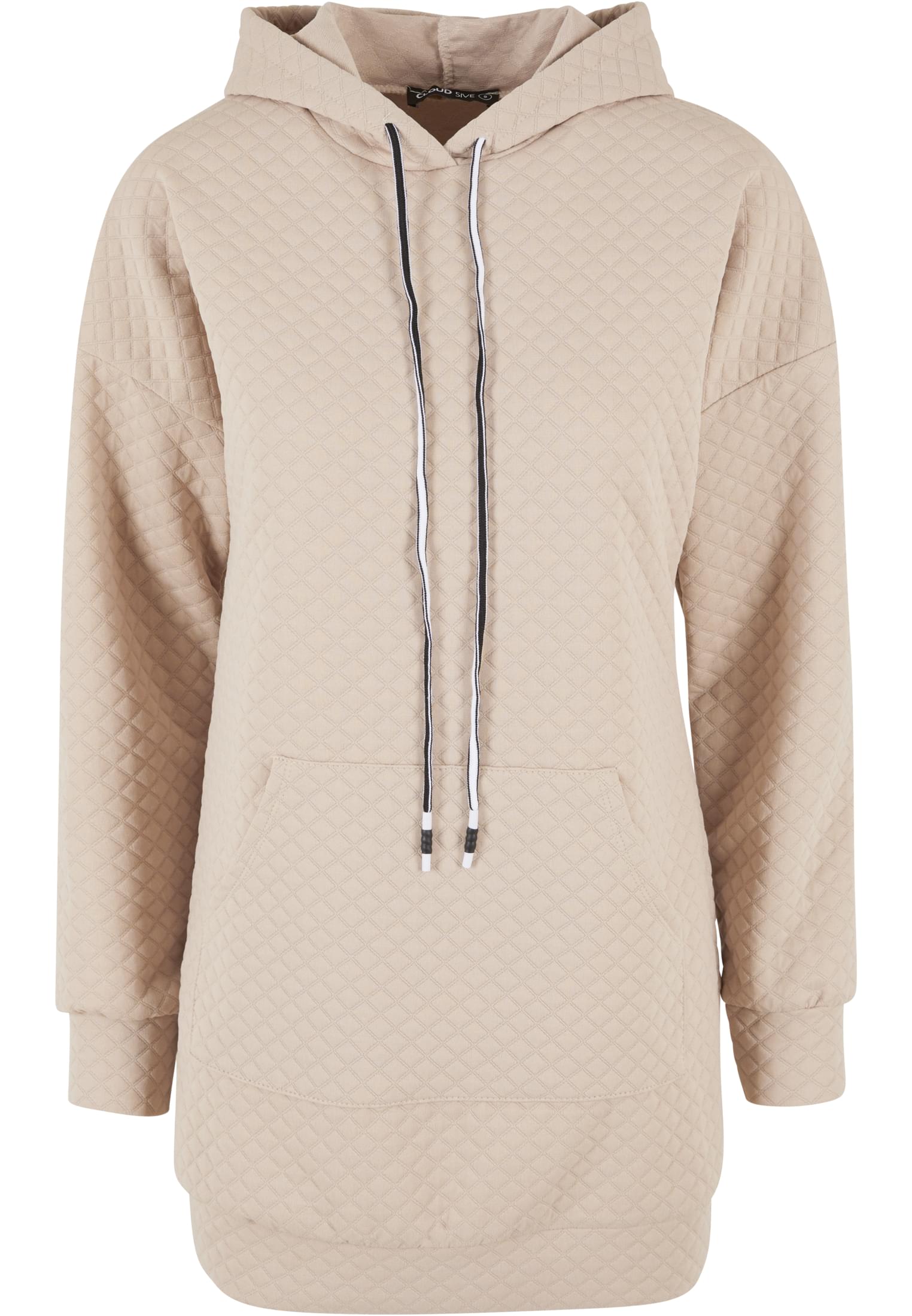 Cloud5ive Damen Hoodie mit Diamond Strukturmuster und Kängurutasche - related product back image 3