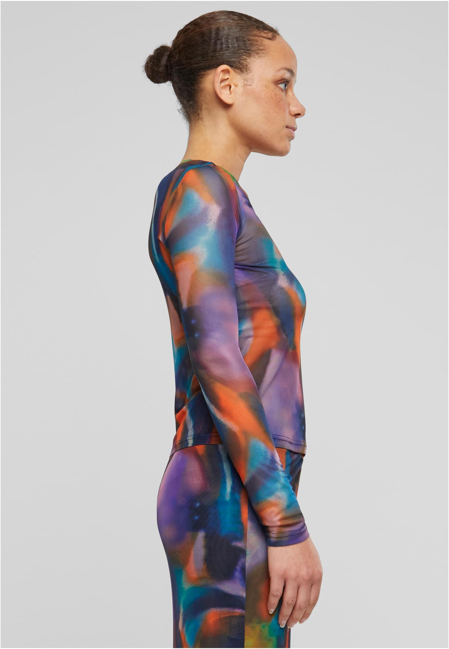 Ladies AOP Mesh Longsleeve multicolorreflection 3XL - variant image 3