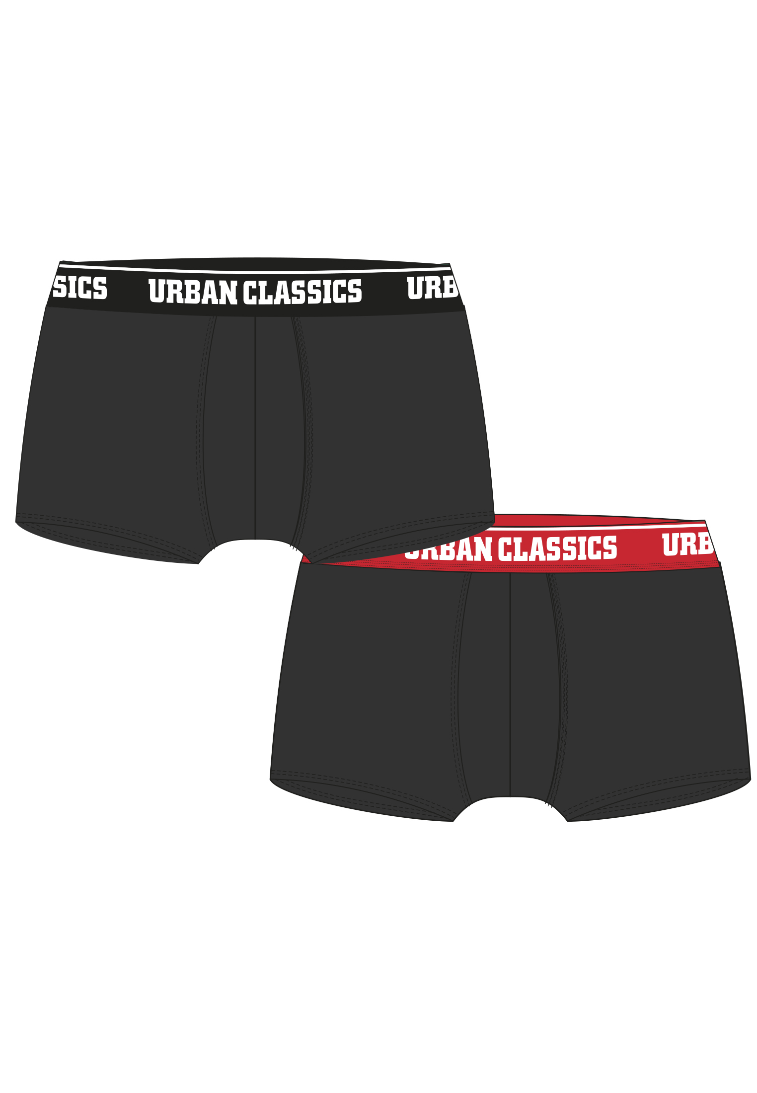 Calzoncillos para hombre 2 unidades paquete negro/carbón 3XL
 - variant image 2