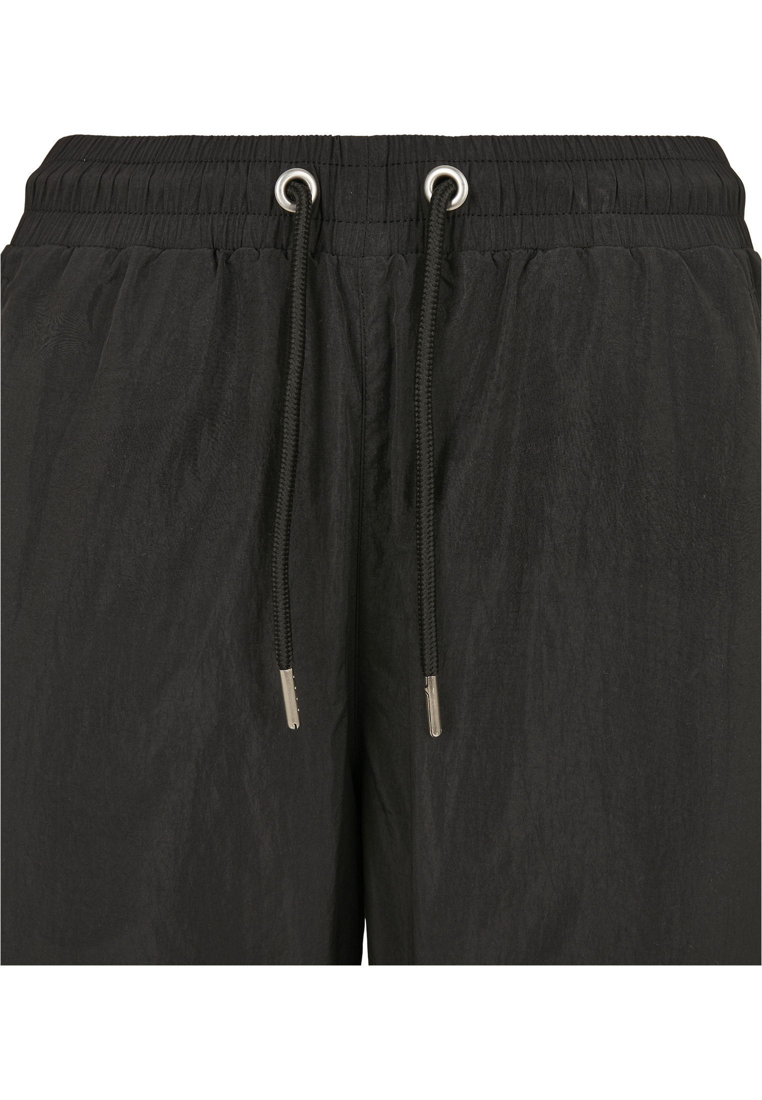 Ladies High Waist Crinkle Nylon Cargo Pants black L - variant image 9