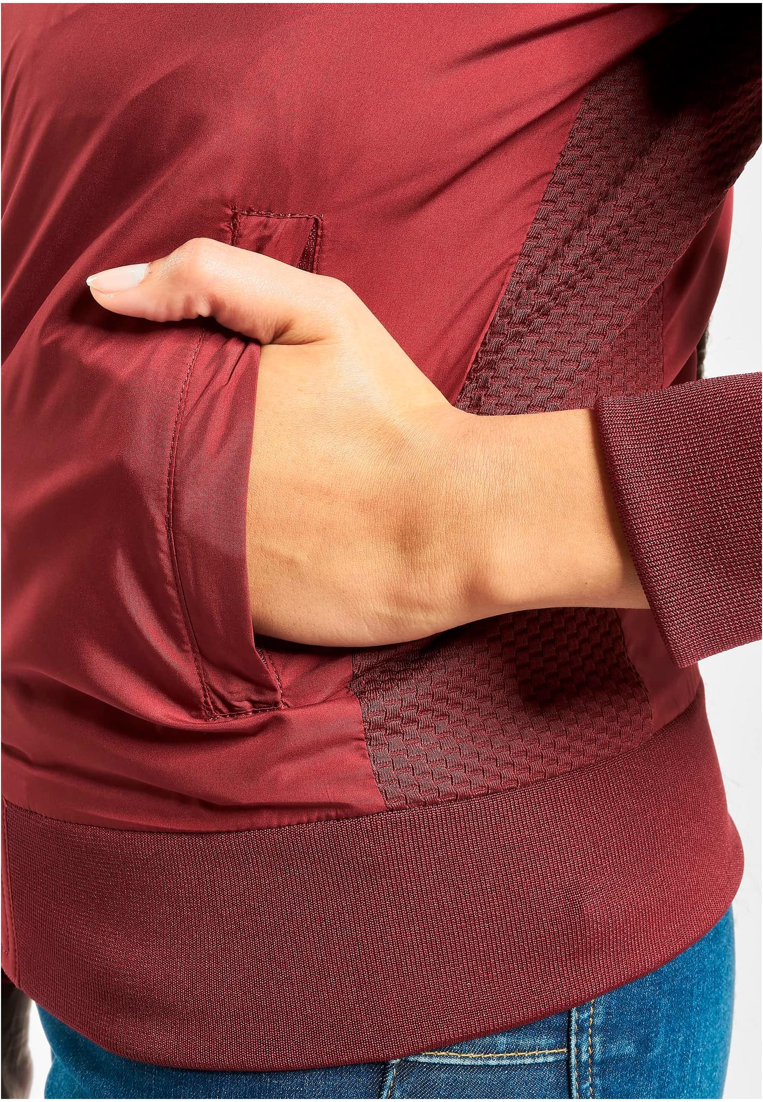 Ladies Light Bomber Jacket burgundy 3XL - variant image 6