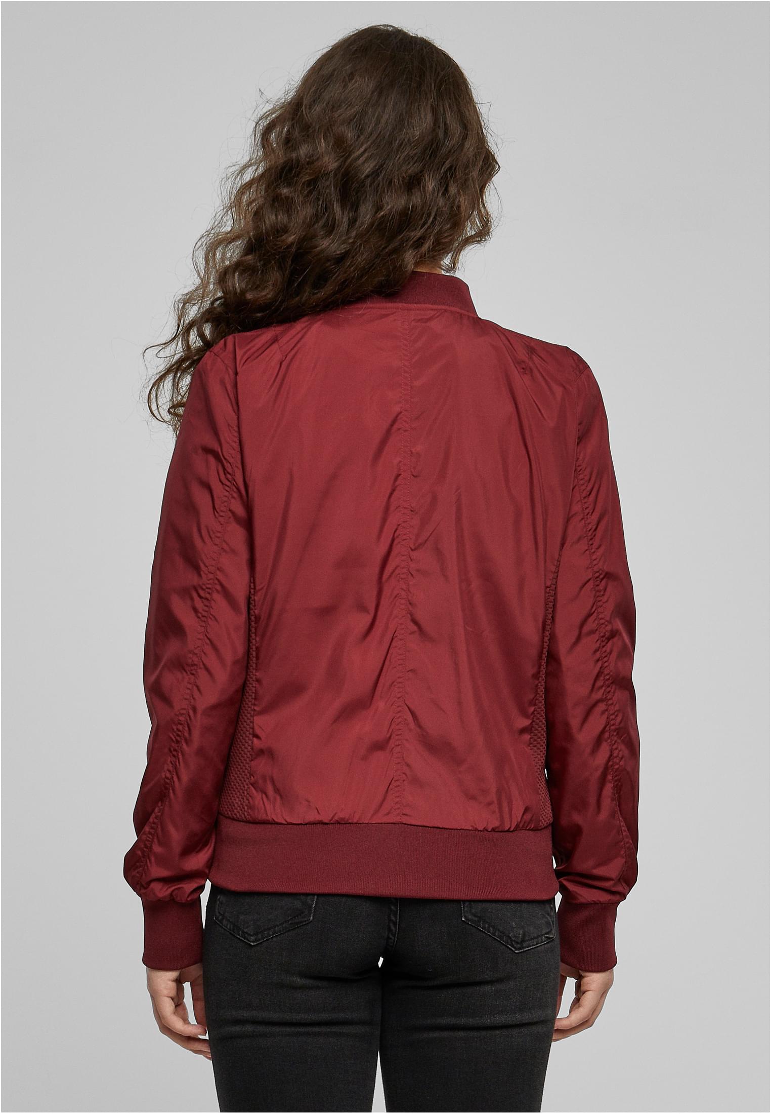 Ladies Light Bomber Jacket burgundy 3XL - variant image 2
