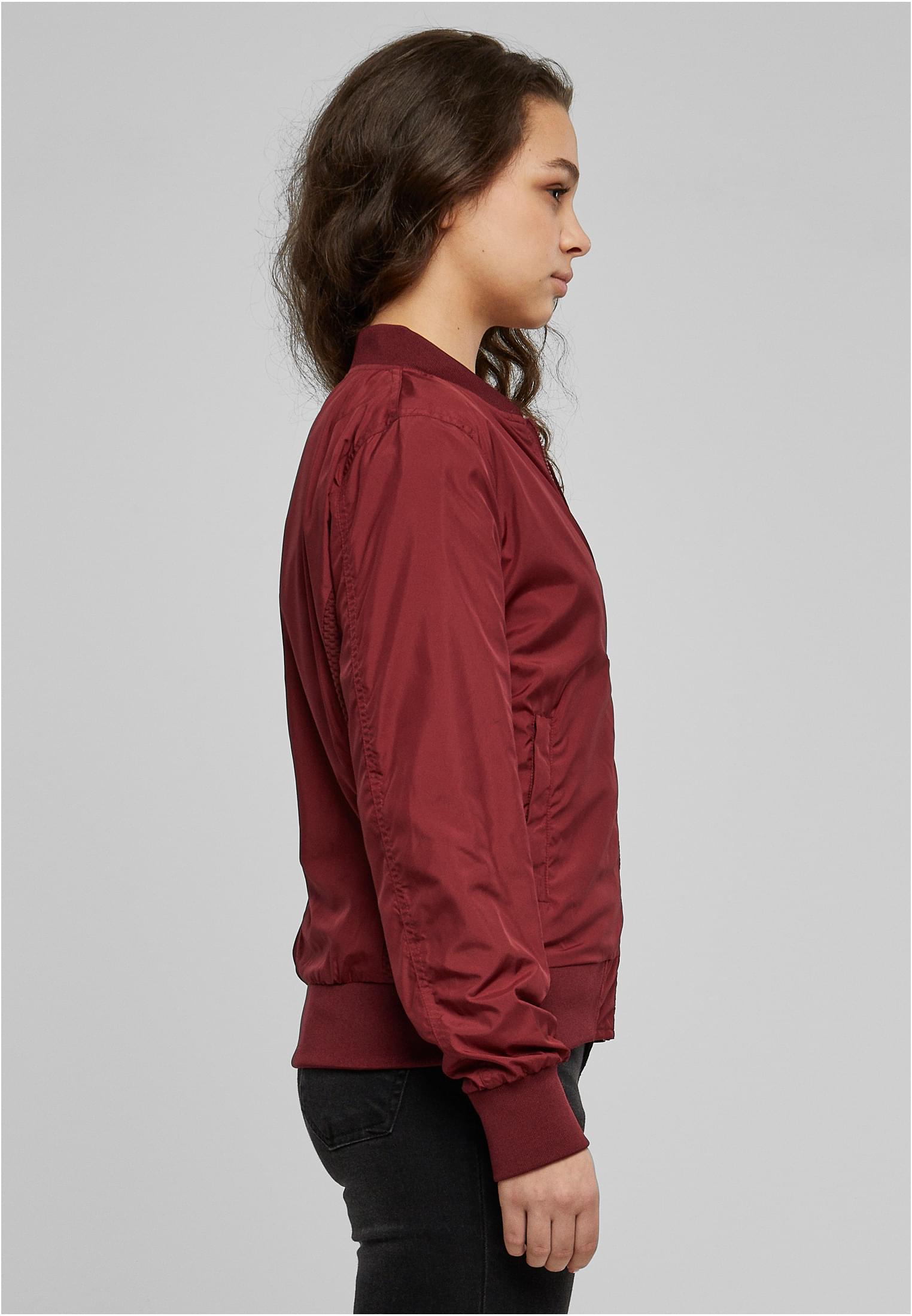 Ladies Light Bomber Jacket burgundy 3XL - variant image 3