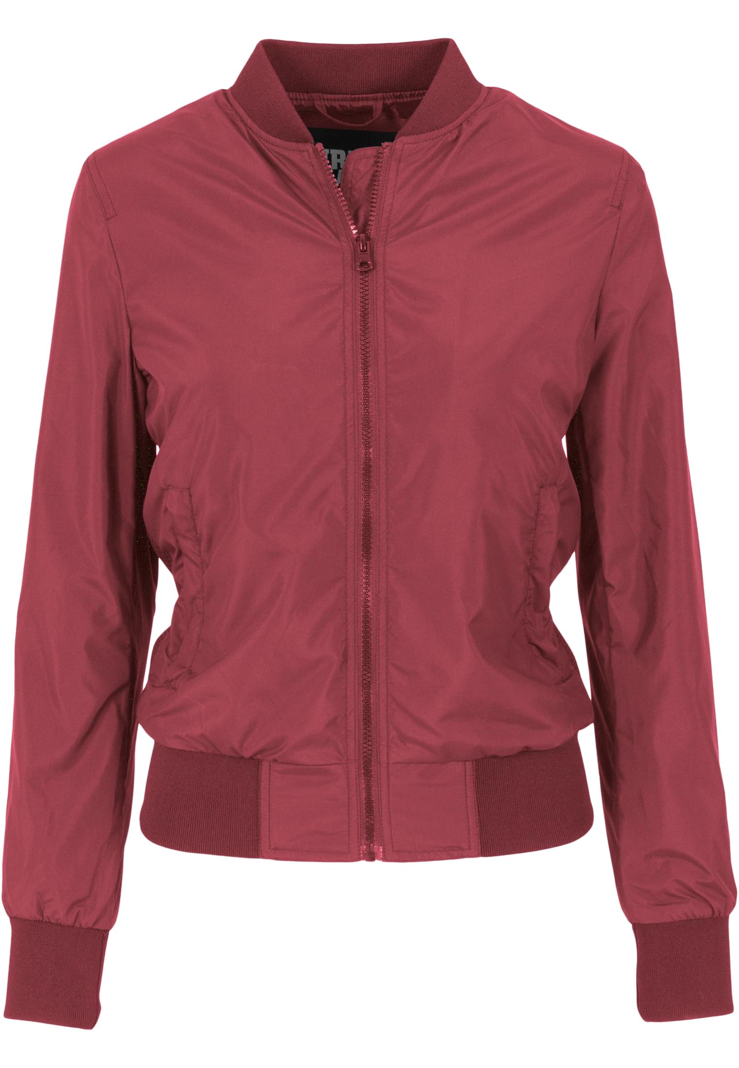 Ladies Light Bomber Jacket burgundy 3XL - variant image 8