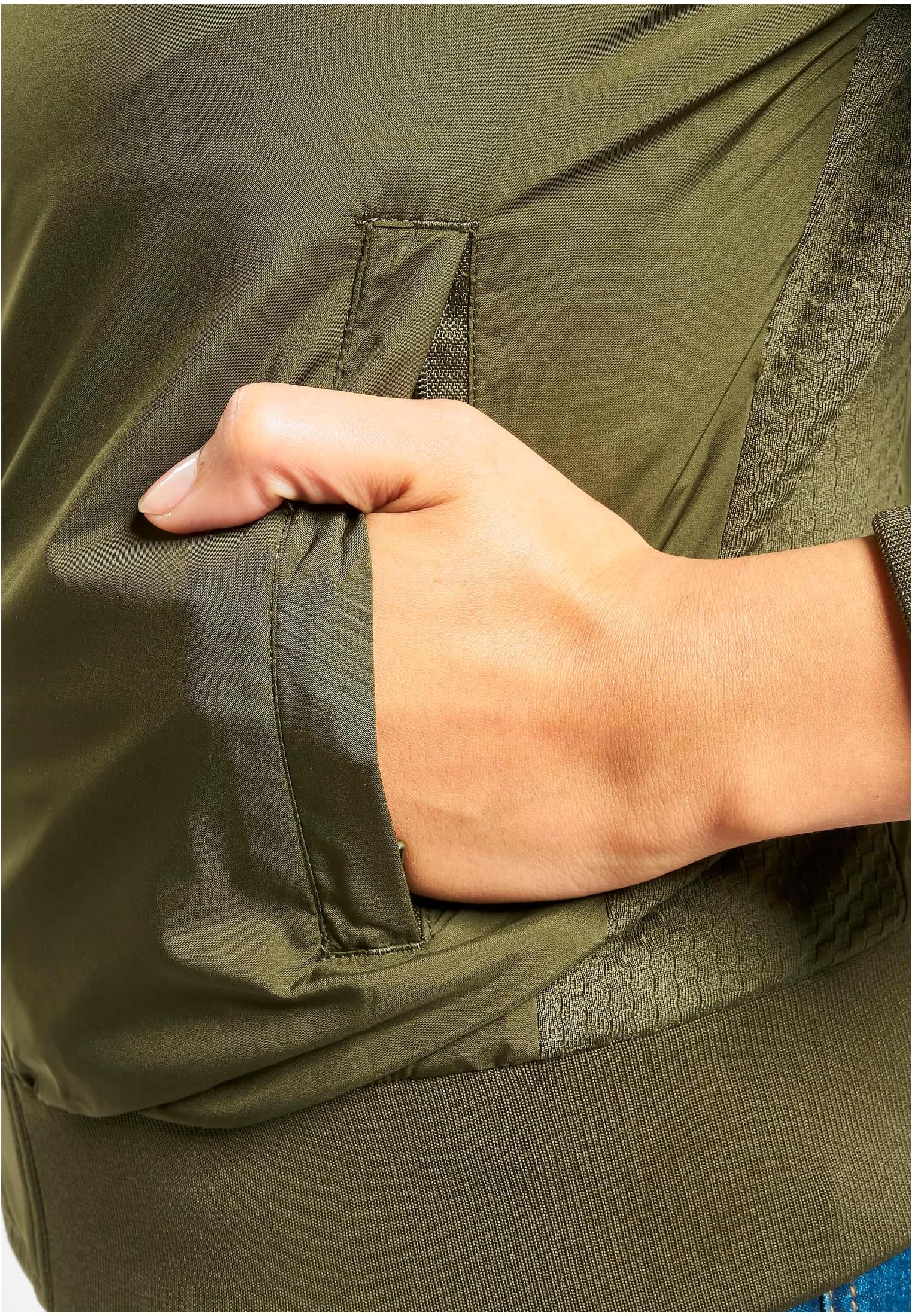 Ladies Light Bomber Jacket dark olive 3XL - variant image 6