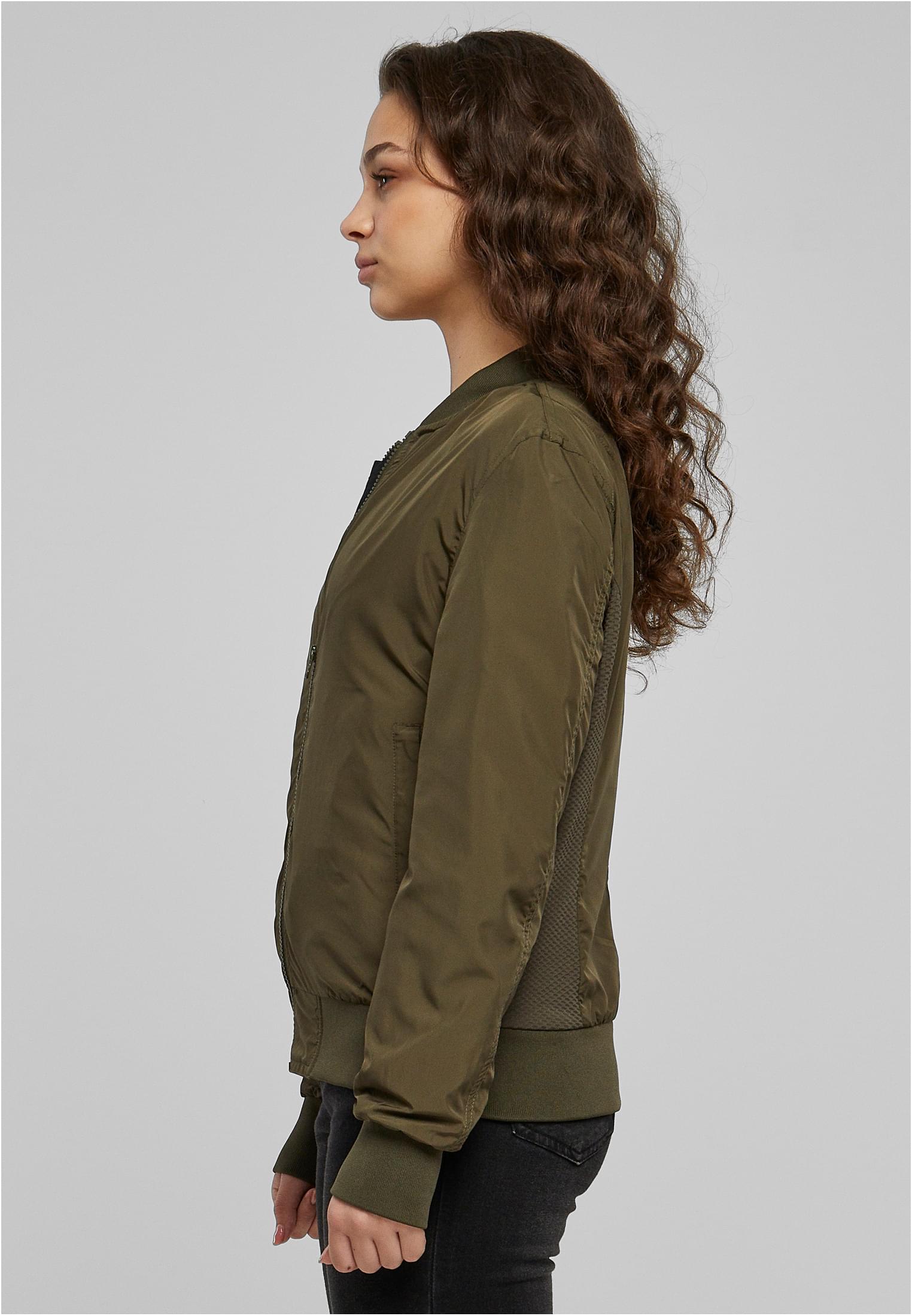 Ladies Light Bomber Jacket dark olive 3XL - variant image 1