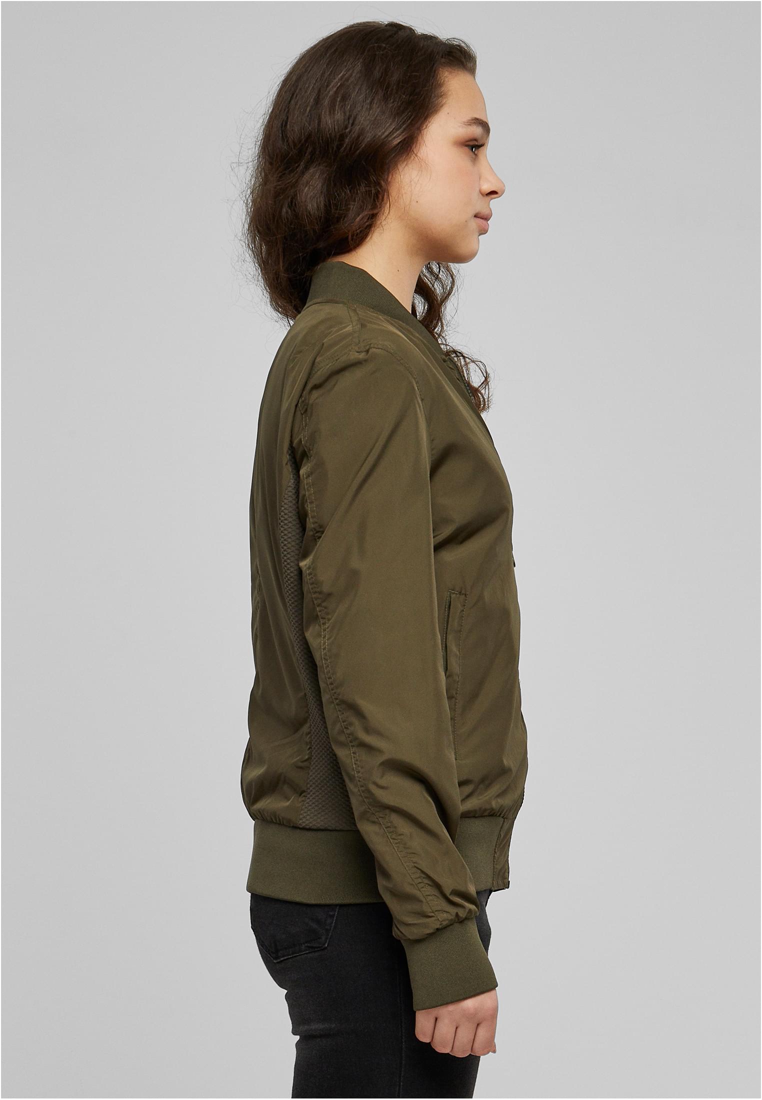 Ladies Light Bomber Jacket dark olive 3XL - variant image 3