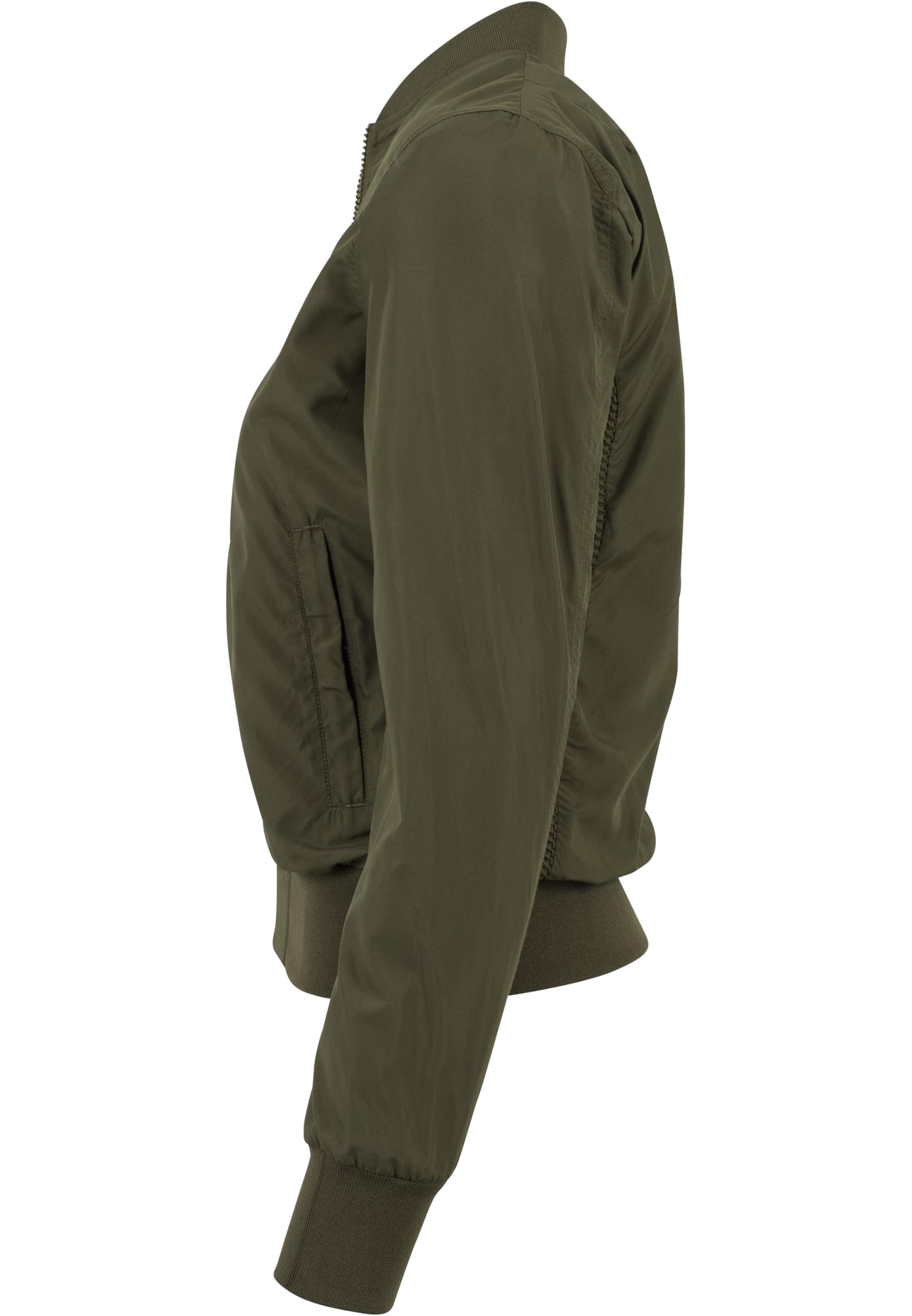 Ladies Light Bomber Jacket dark olive 3XL - variant image 9