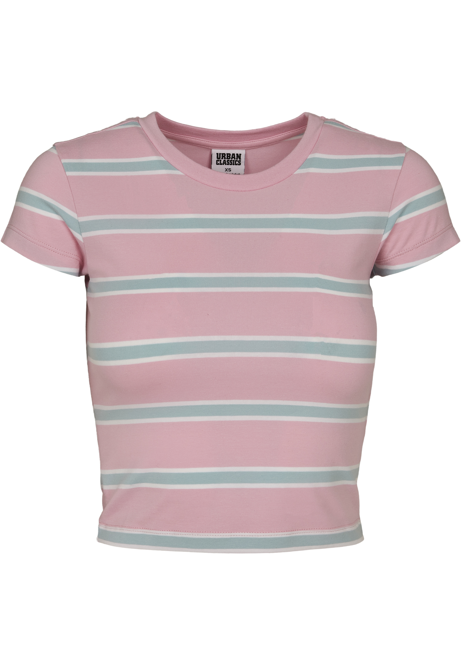 Femmes Rayures Coupe Courte T-shirt girlypink/oceanblue L
 - variant image 5