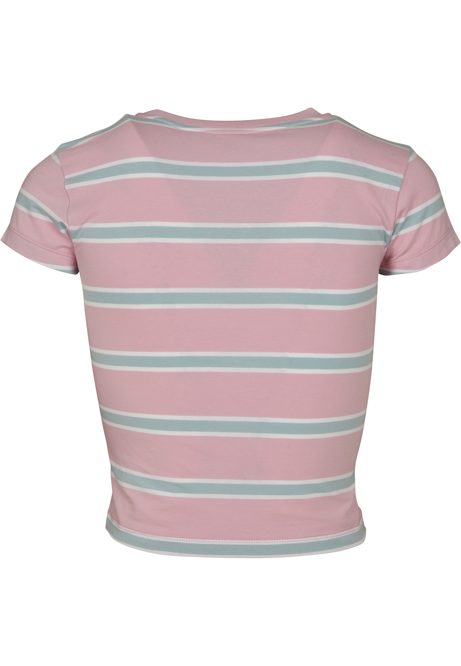 Femmes Rayures Coupe Courte T-shirt girlypink/oceanblue L
 - variant image 6