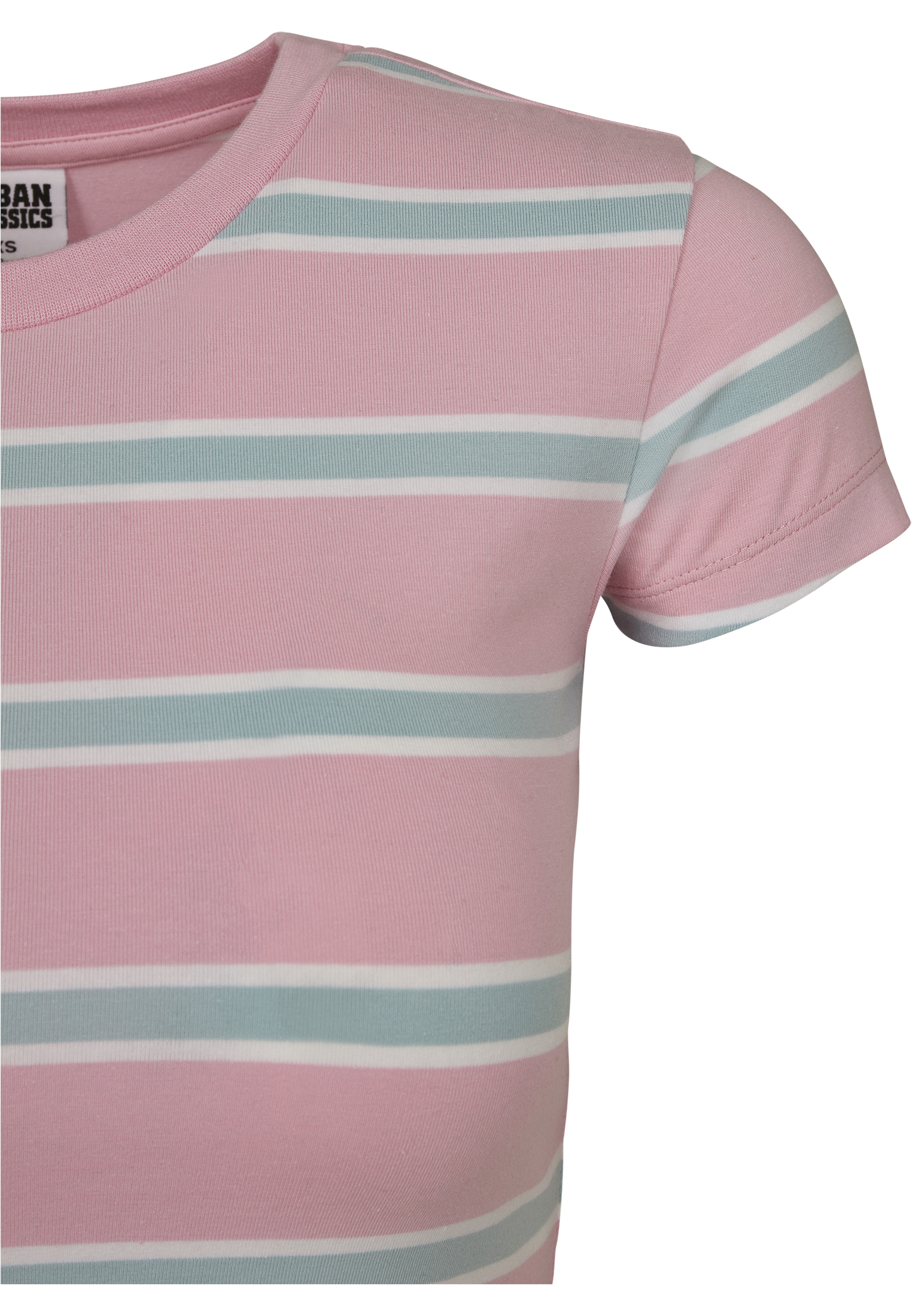 Femmes Rayures Coupe Courte T-shirt girlypink/oceanblue L
 - variant image 8