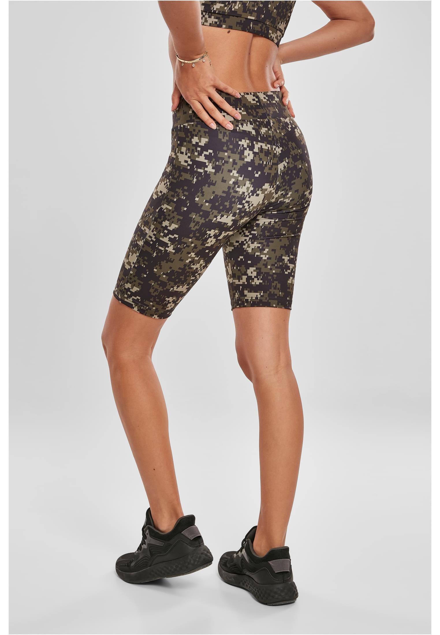 Ladies High Waist Camo Tech Cycle Shorts wood digital camo 3XL - variant image 2