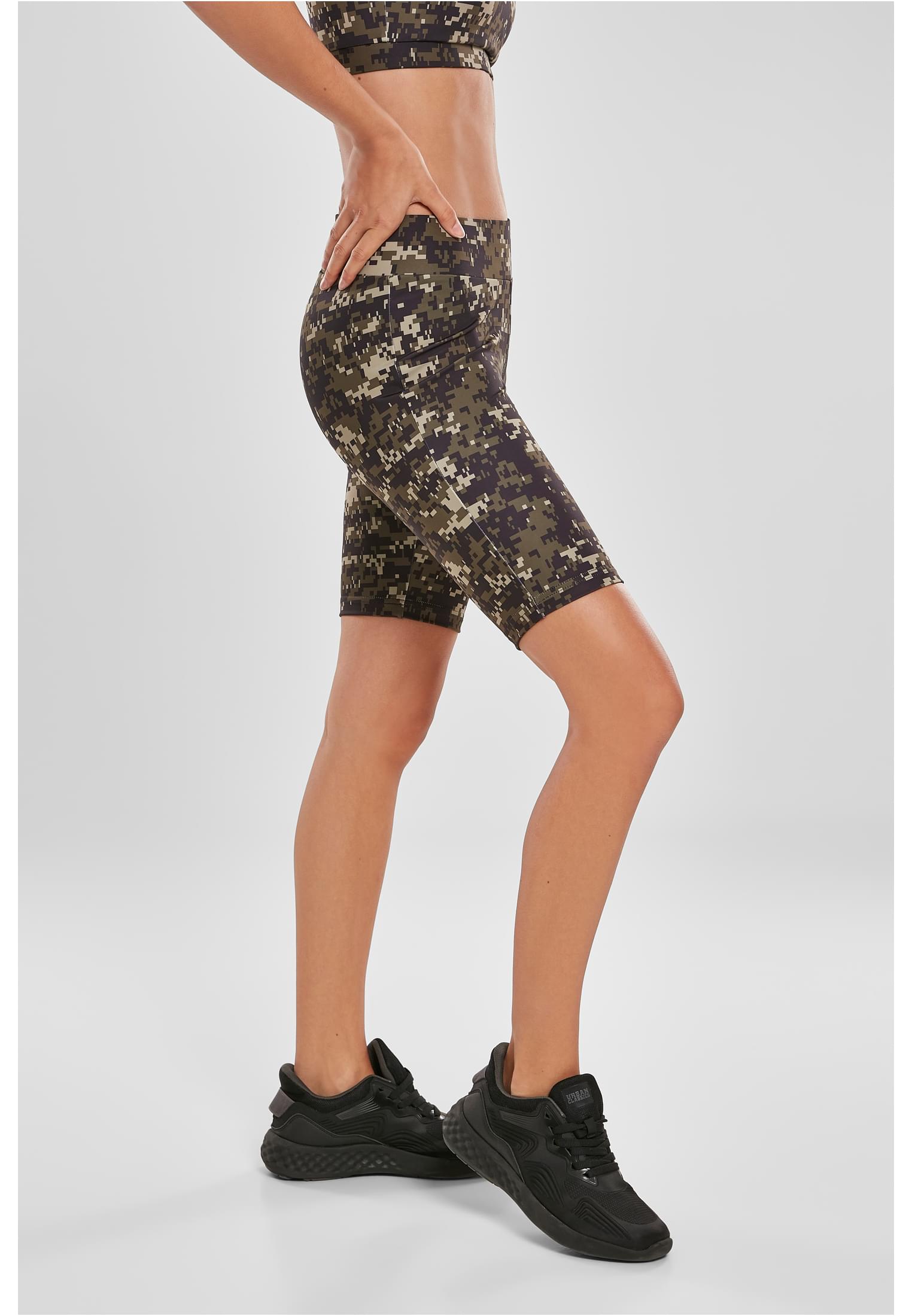 Ladies High Waist Camo Tech Cycle Shorts wood digital camo 3XL - variant image 3