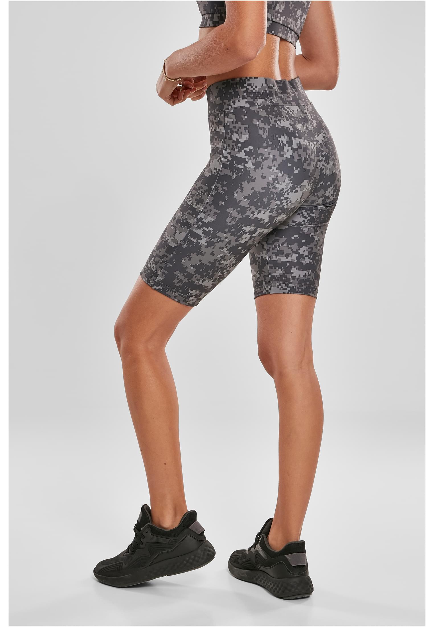 Ladies High Waist Camo Tech Cycle Shorts dark digital camo 3XL - variant image 2