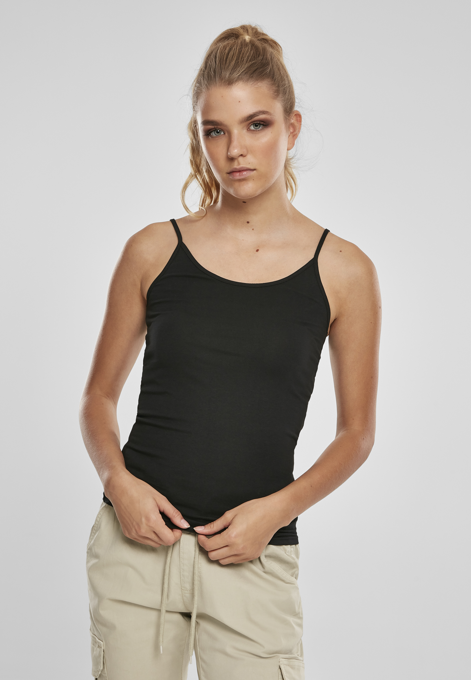 Femmes Haut de Base 2 Pièces noir + blanc 3XL
 - variant image 1