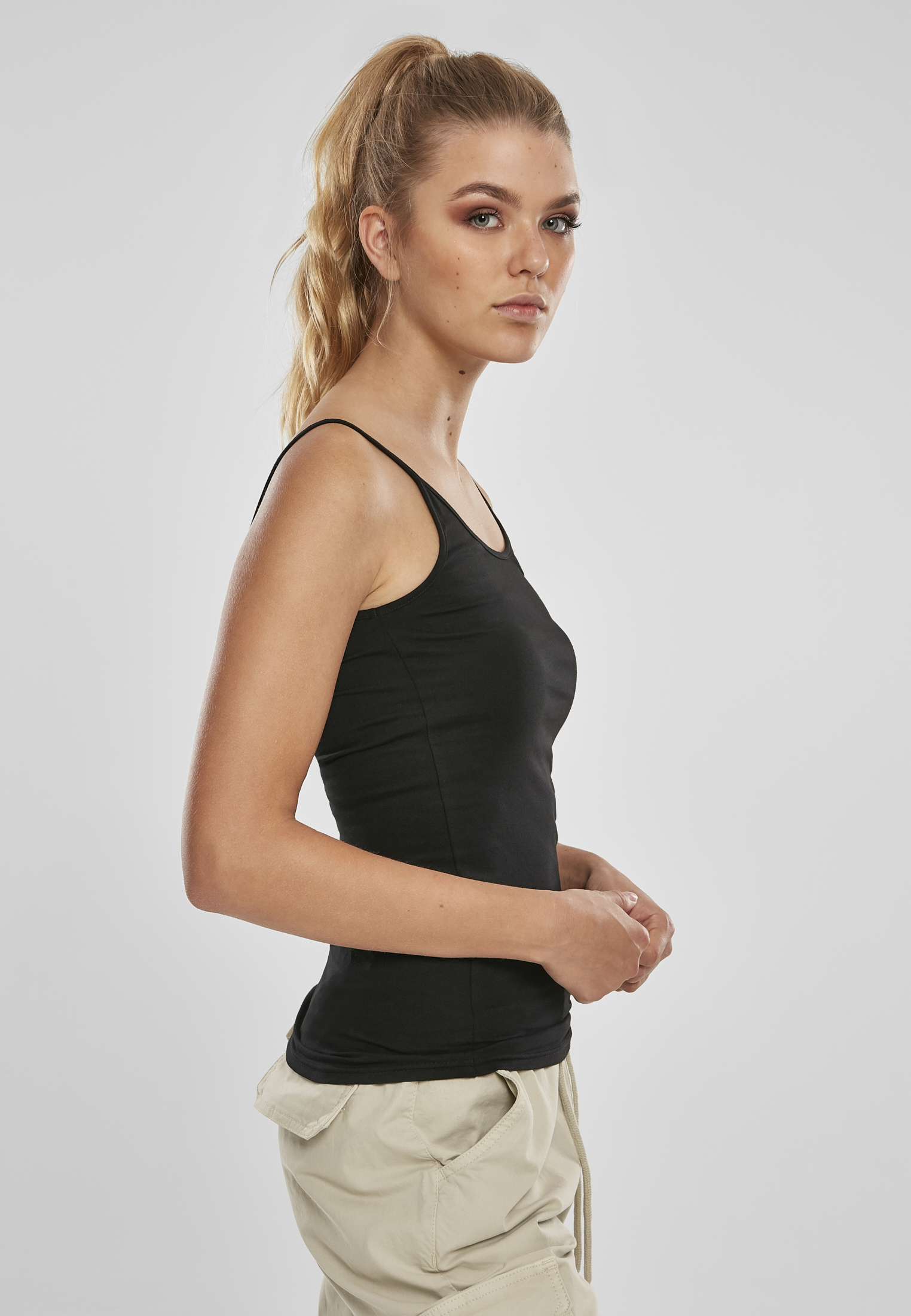 Femmes Haut de Base 2 Pièces noir + blanc 3XL
 - variant image 4