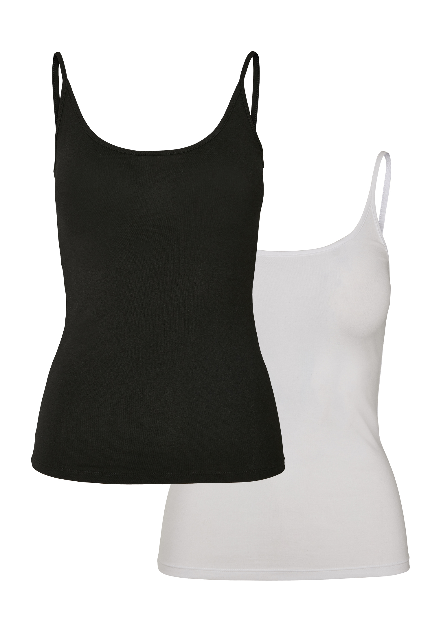 Femmes Haut de Base 2 Pièces noir + blanc 3XL
 - alternate variant 1