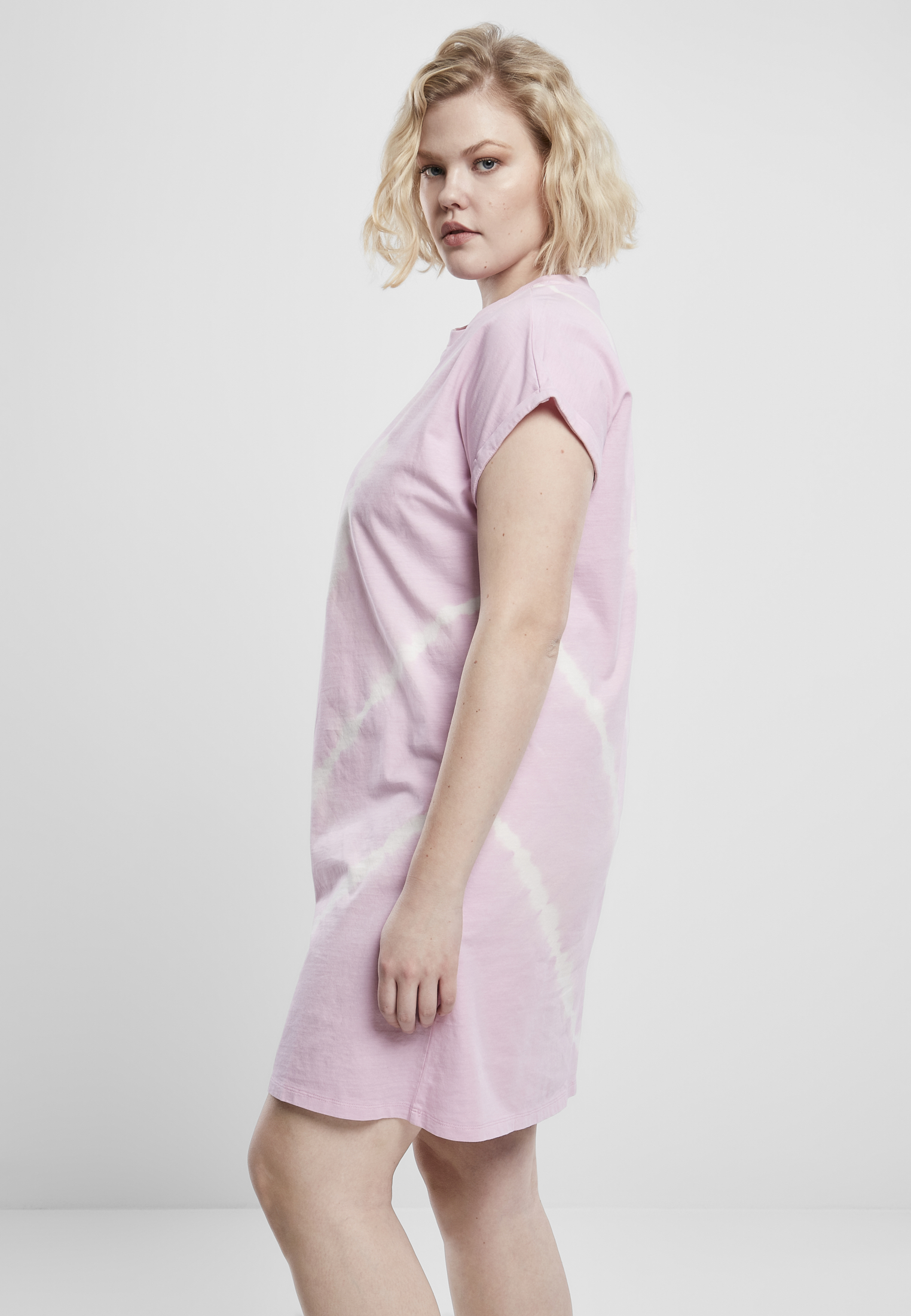 Ladies Tie Dye Dress girlypink 3XL - variant image 1