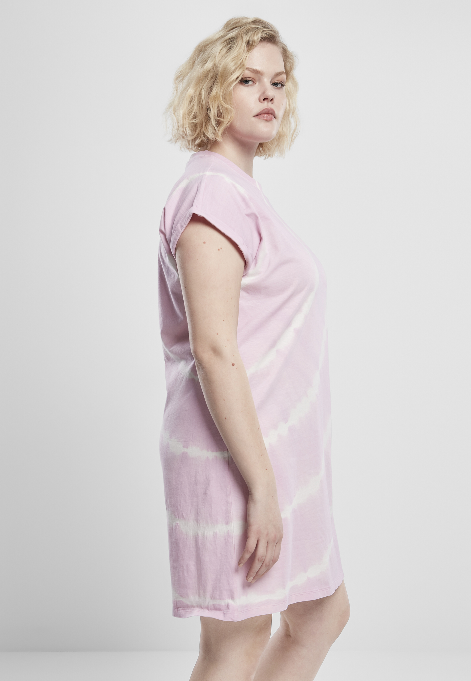 Ladies Tie Dye Dress girlypink 3XL - variant image 3