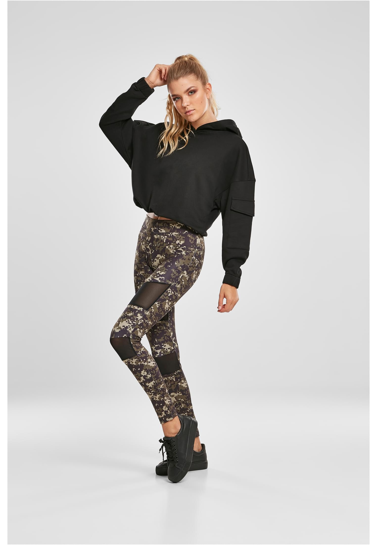Ladies Camo Tech Mesh Leggings wood digital camo 3XL - variant image 4