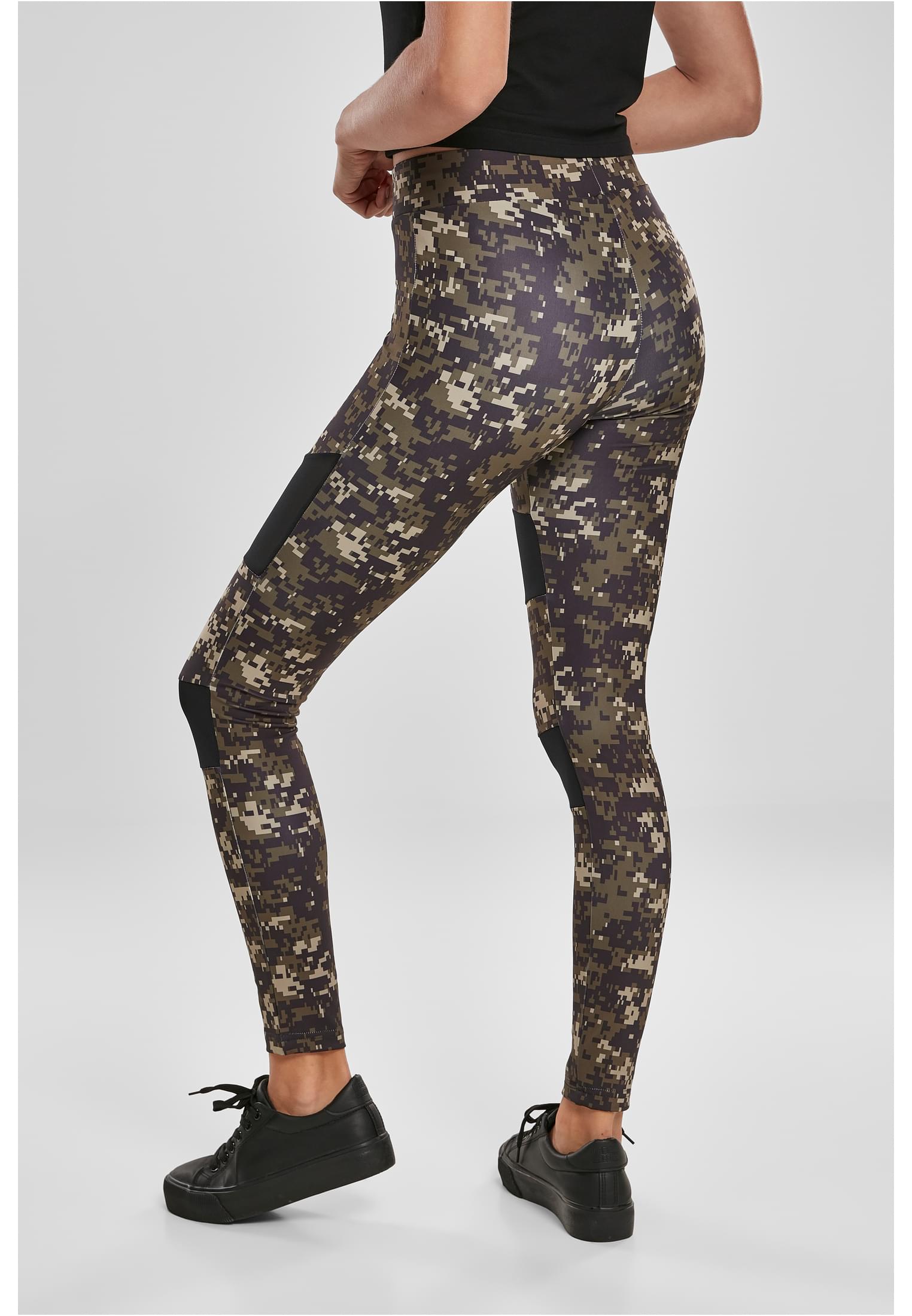 Ladies Camo Tech Mesh Leggings wood digital camo 3XL - variant image 2