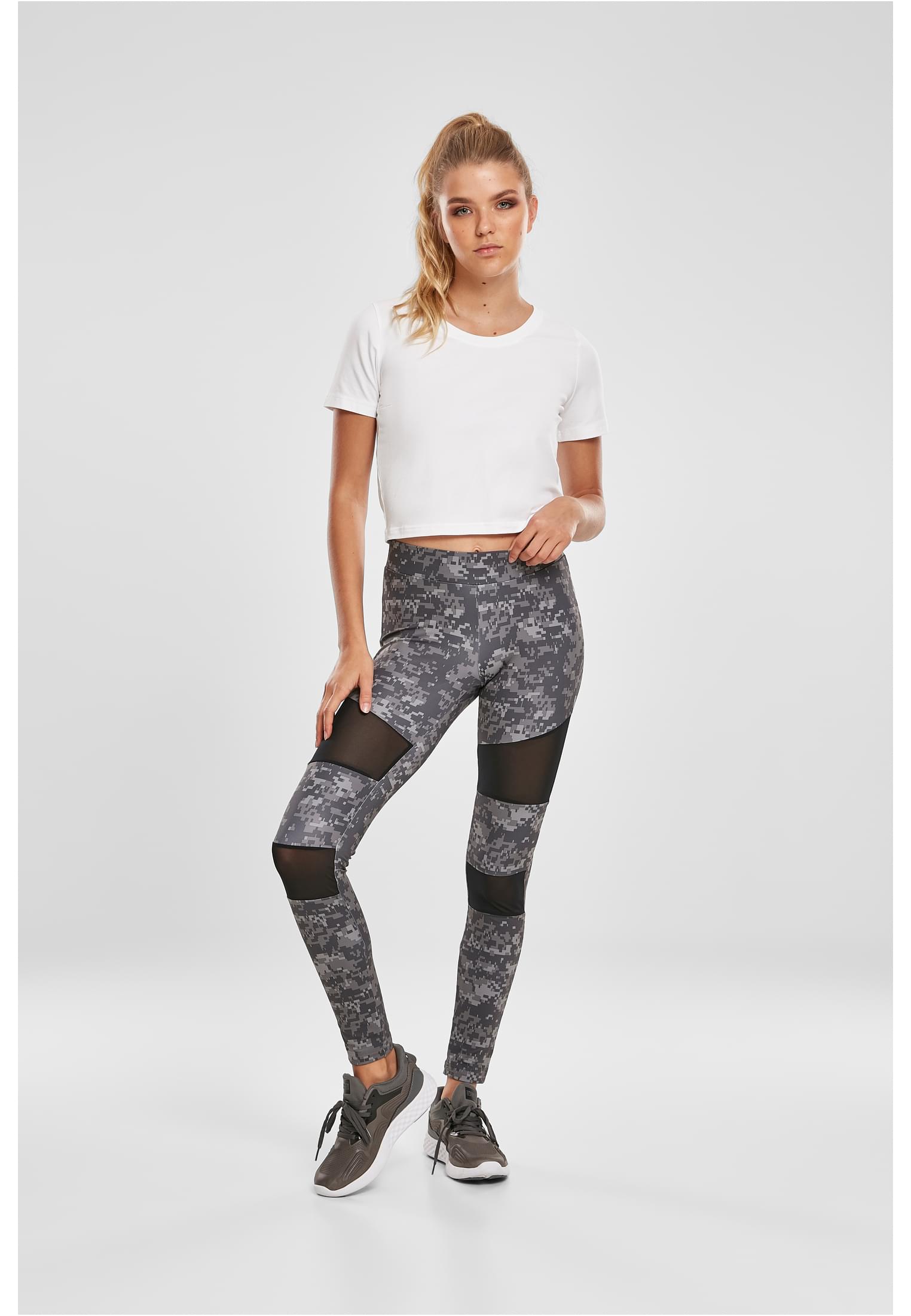 Ladies Camo Tech Mesh Leggings dark digital camo 3XL - variant image 4