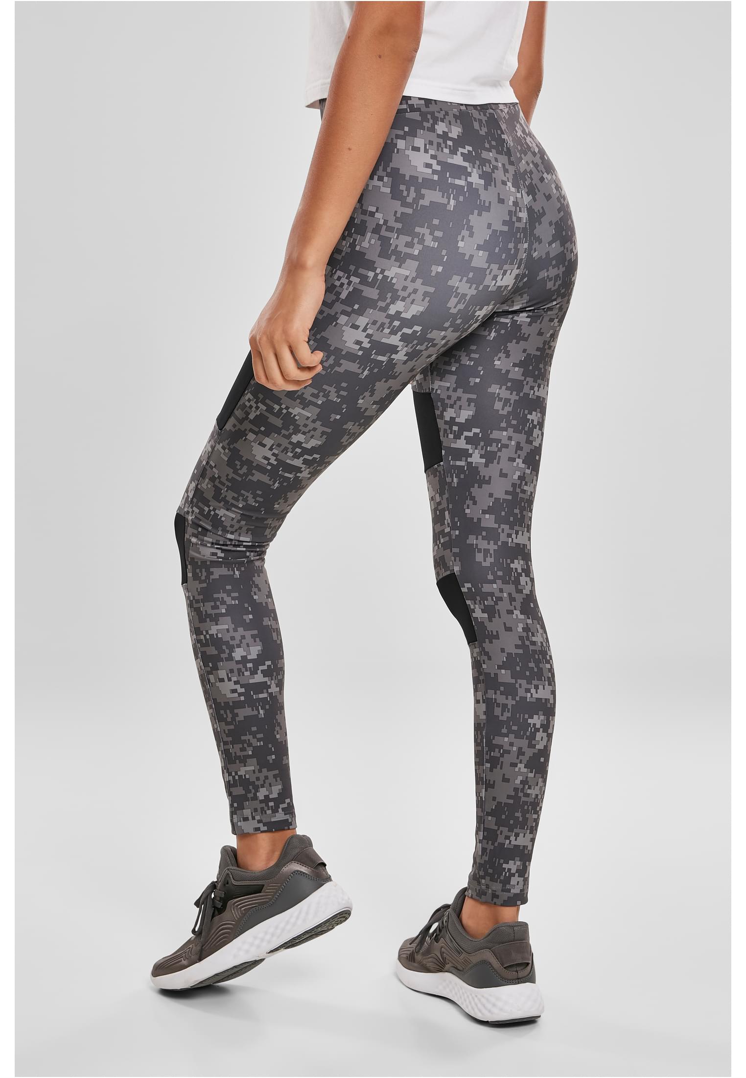 Ladies Camo Tech Mesh Leggings dark digital camo 3XL - variant image 2