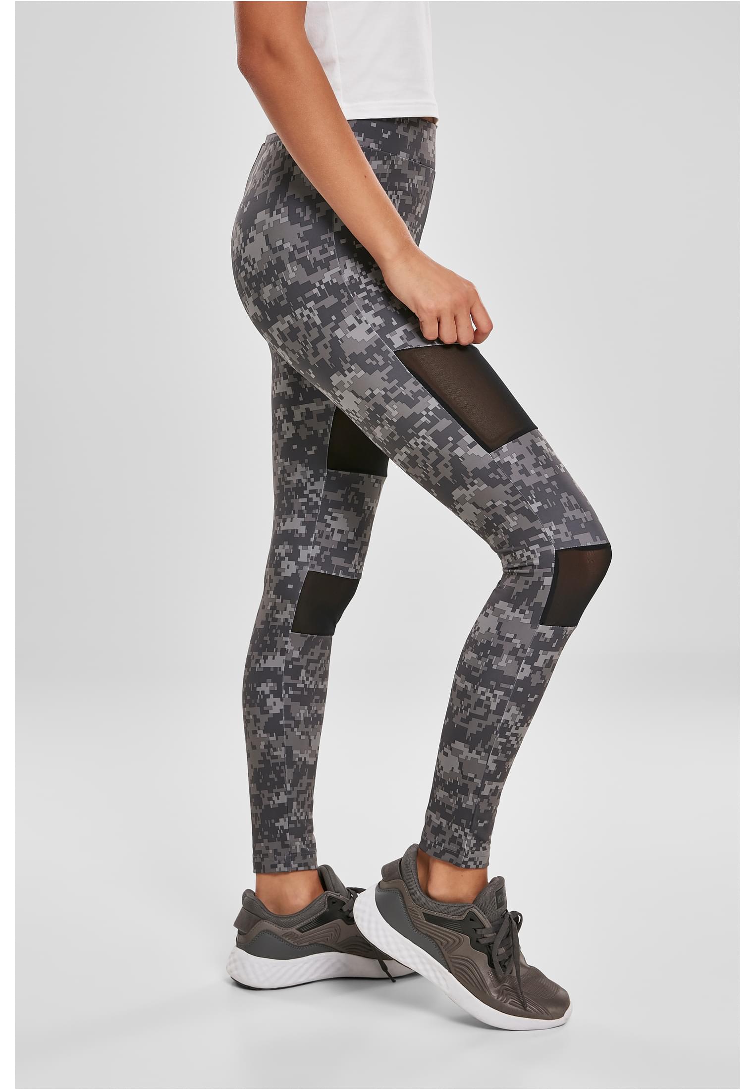 Ladies Camo Tech Mesh Leggings dark digital camo 3XL - variant image 3