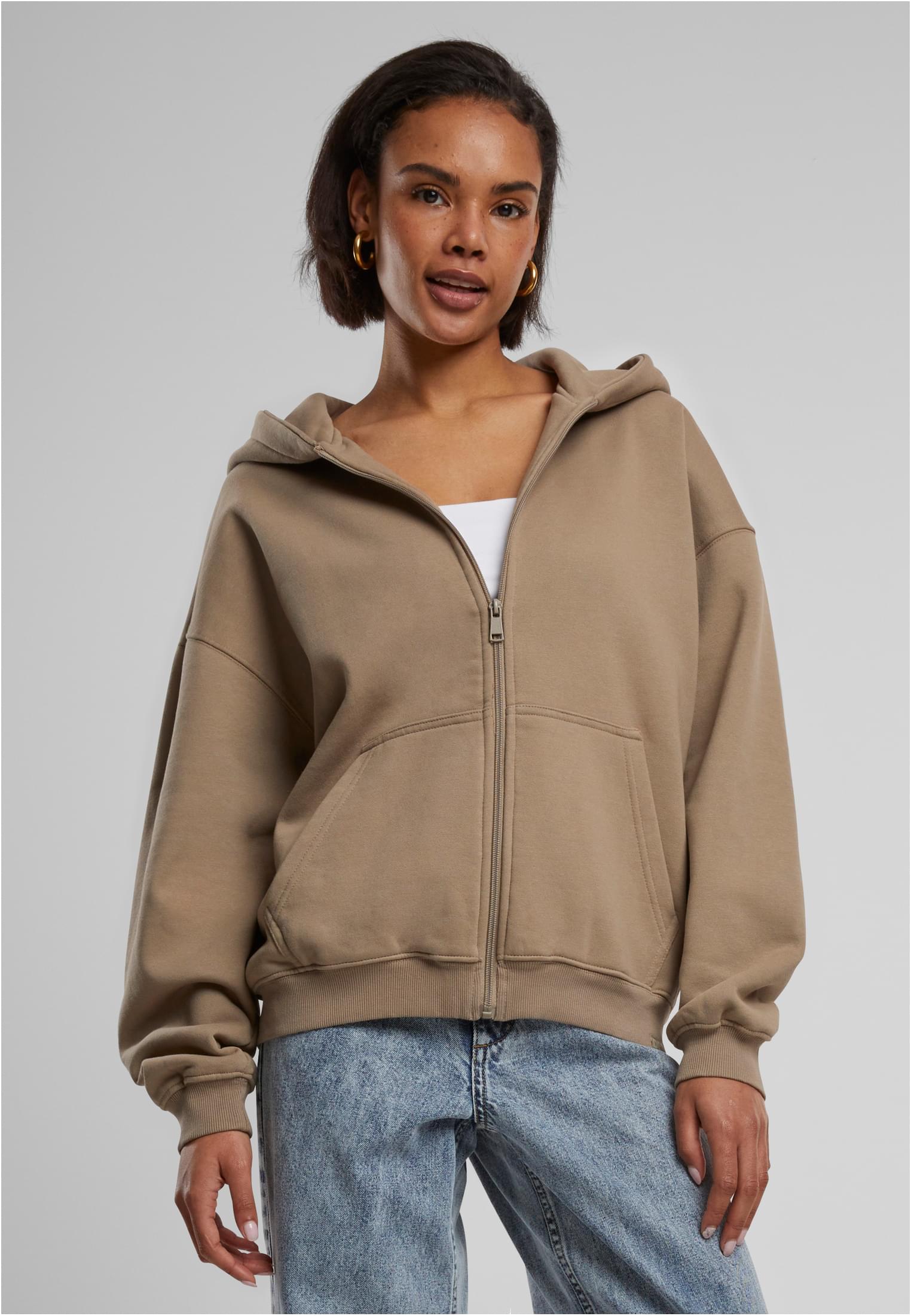 DEF Zip Hoody brown washed01 L - alternate variant 3