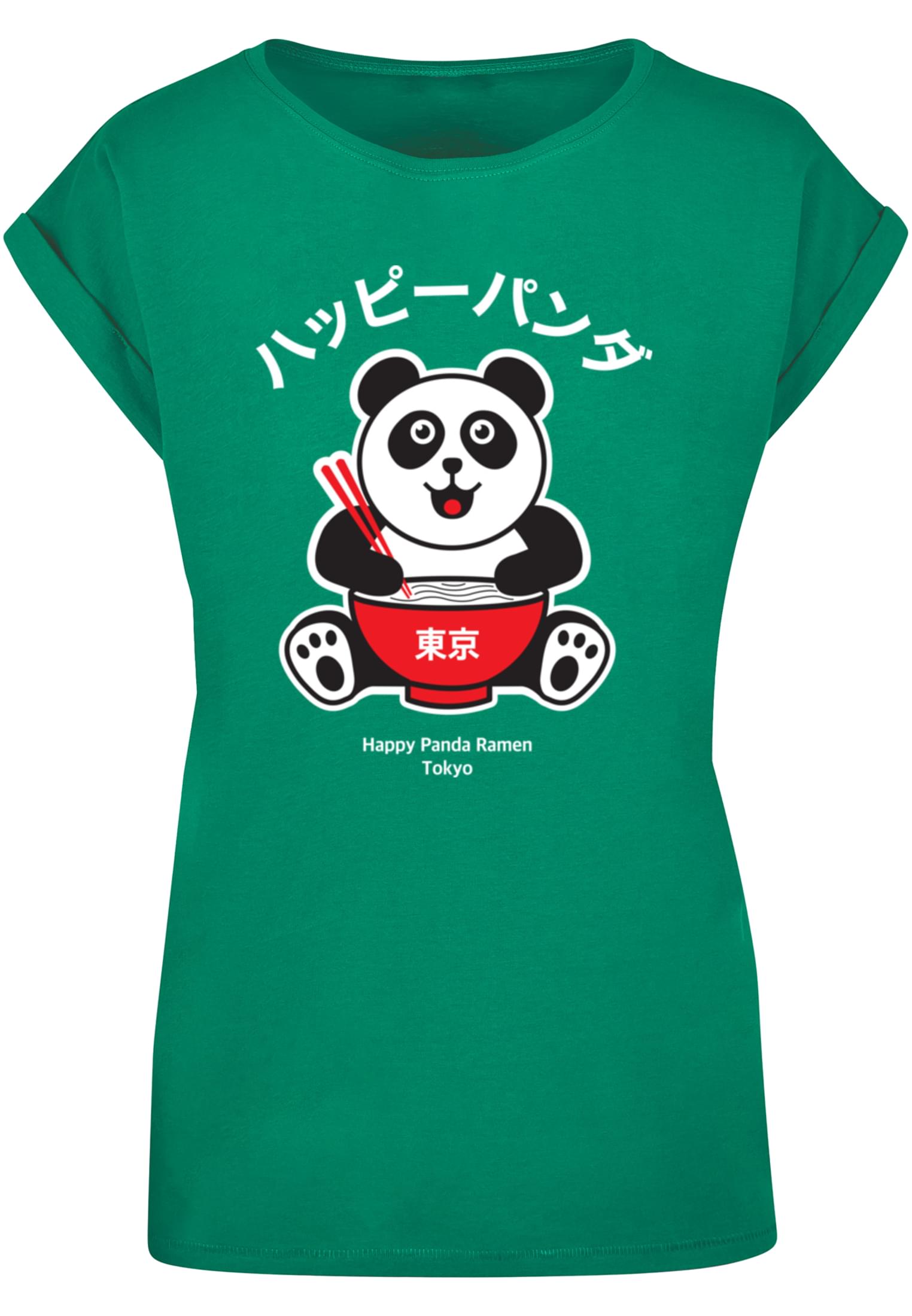 Ladies TORC - Happy Panda T-Shirt forest green 3XL
 - alternate variant 1
