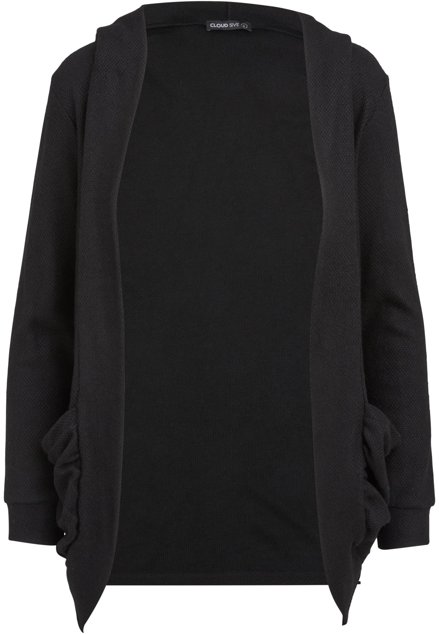Cloud5ive Damen leichter Struktur Cardigan mit Kapuze & 2-Pockets - related product back image 5
