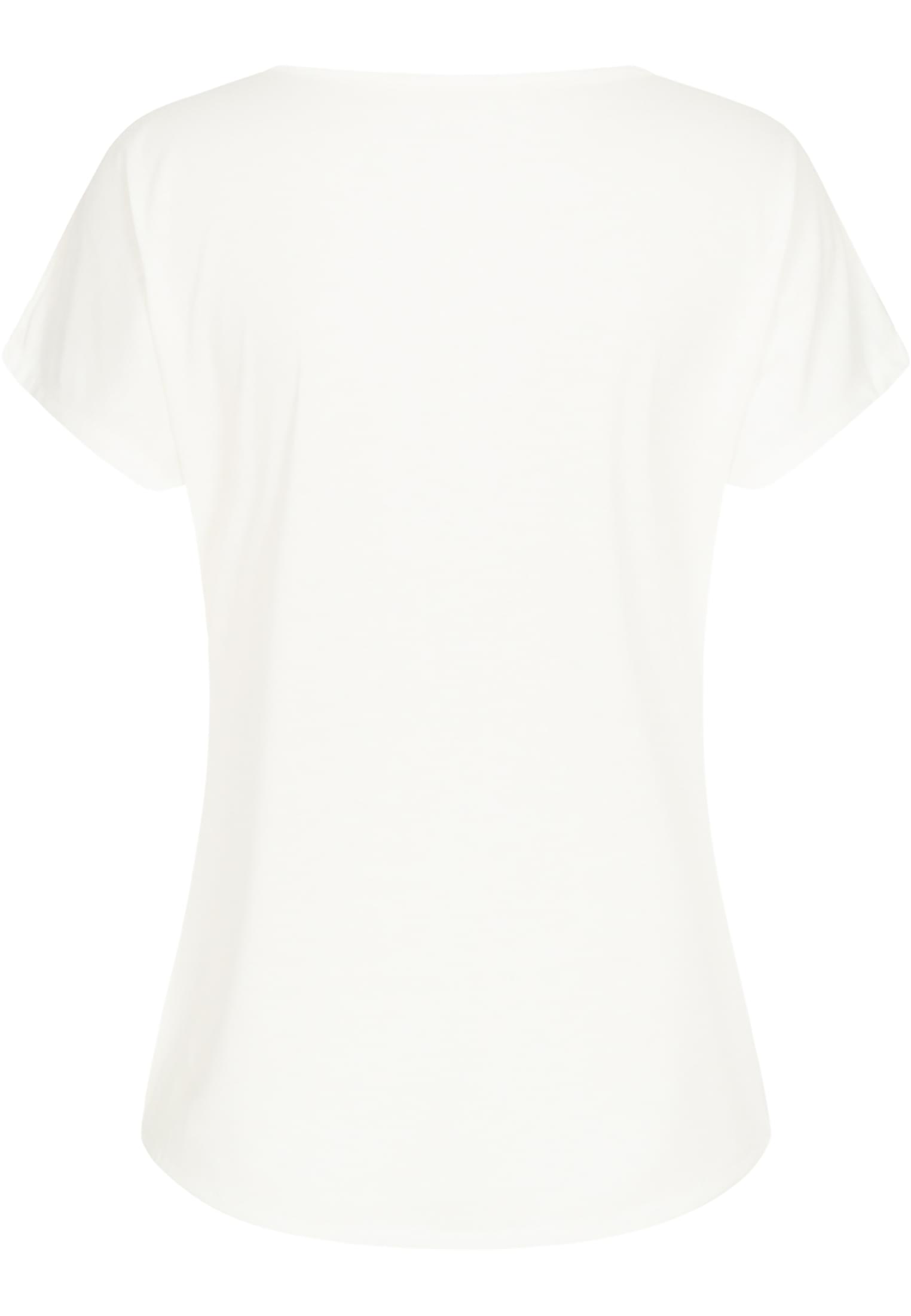 Cloud5ive Damen Viskose T-Shirt mit Pusteblumen Print white/multicolor L - variant image 4