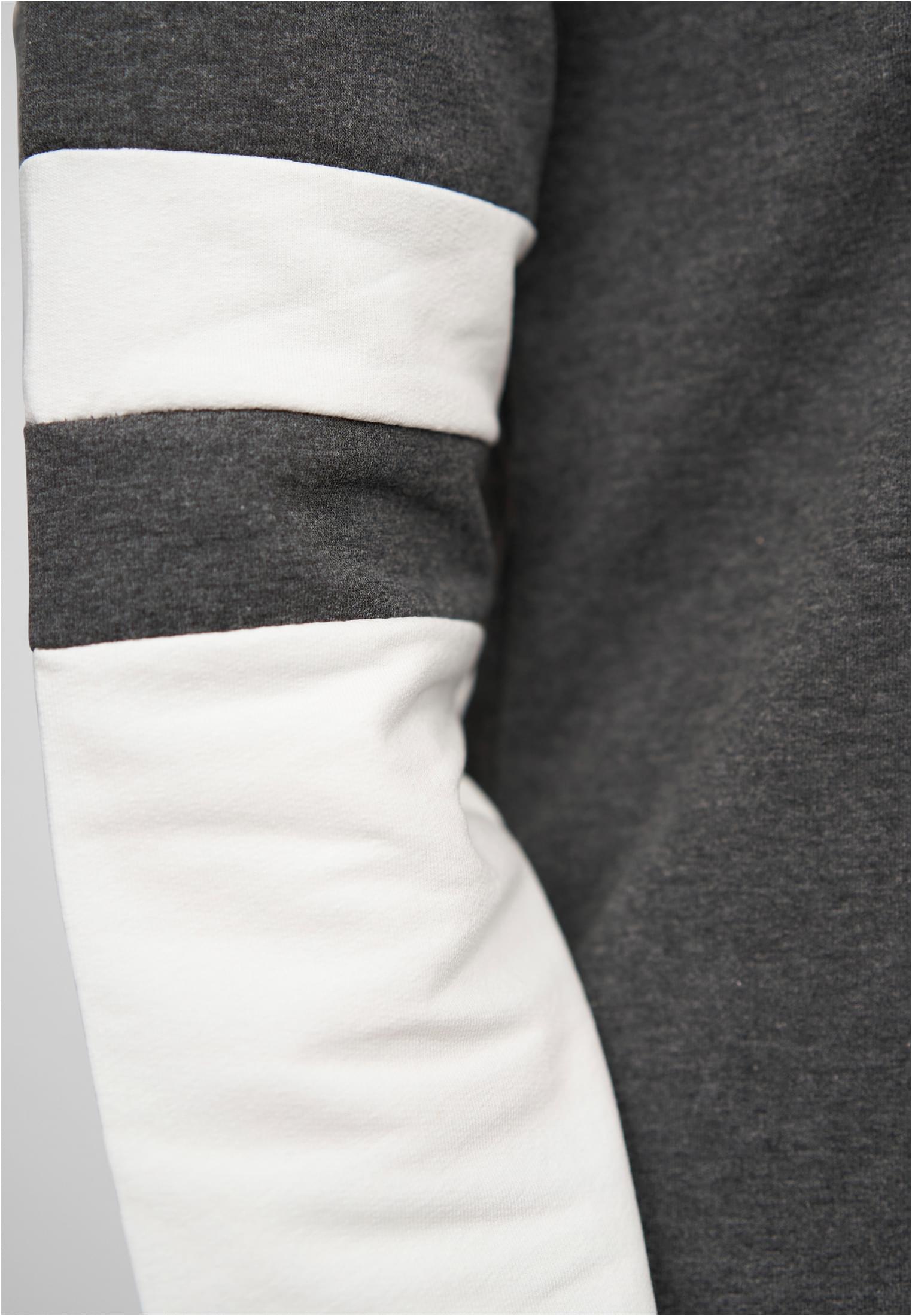 Cloud5ive Damen Sweatkleid mit Raglanärmeln und Rundhals Kontrast grey/white L - variant image 2