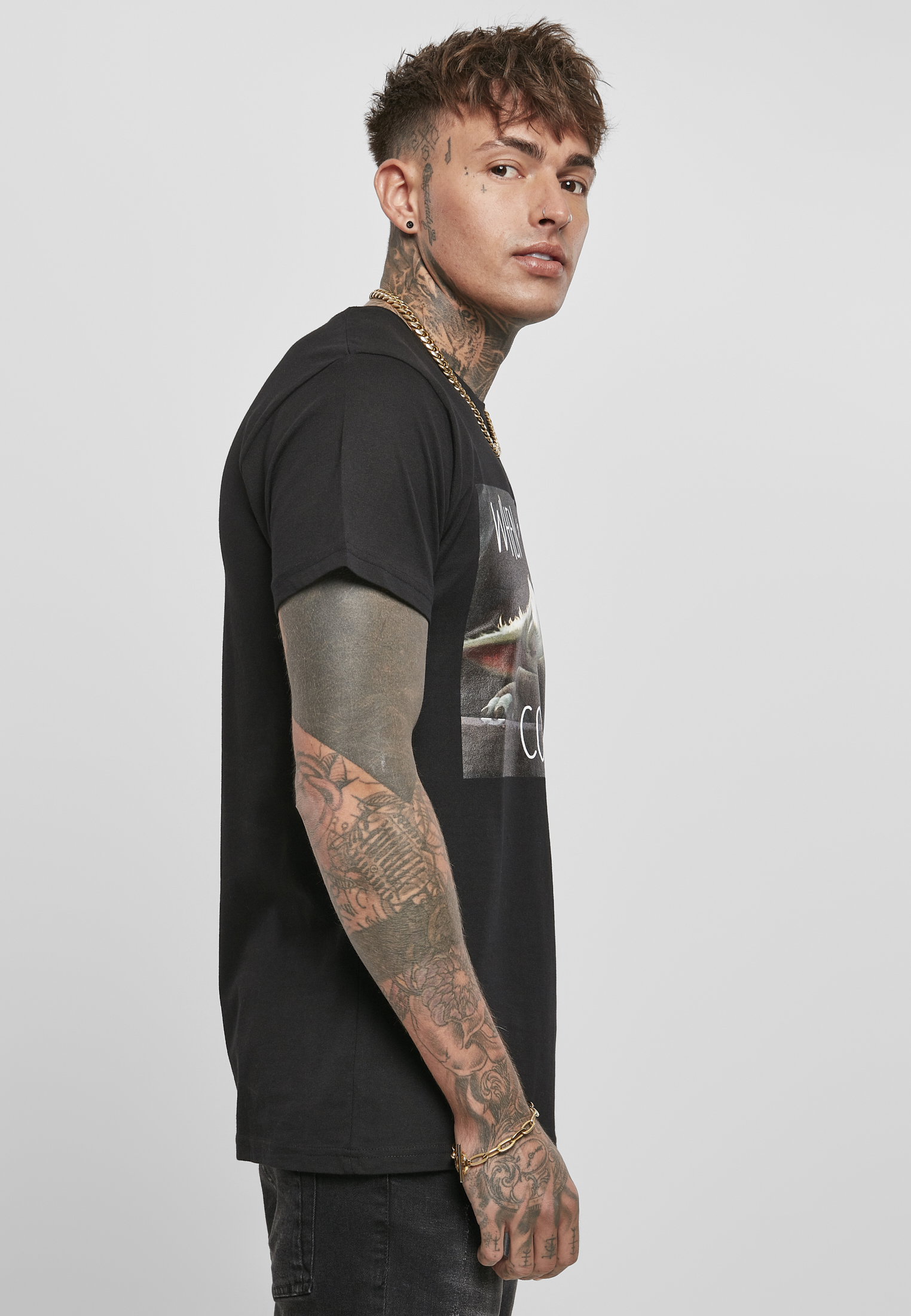 Baby Yoda Song Tee black L - variant image 3