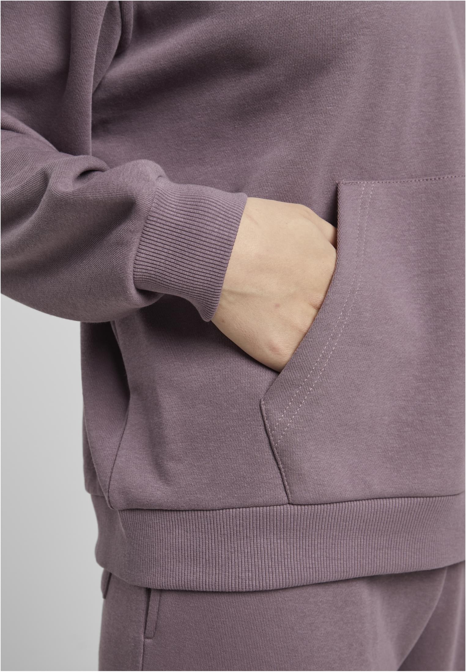 Femmes Coupe Lâche Sweat à Capuche Taille Grande Violet Foncé 3XL
 - variant image 4